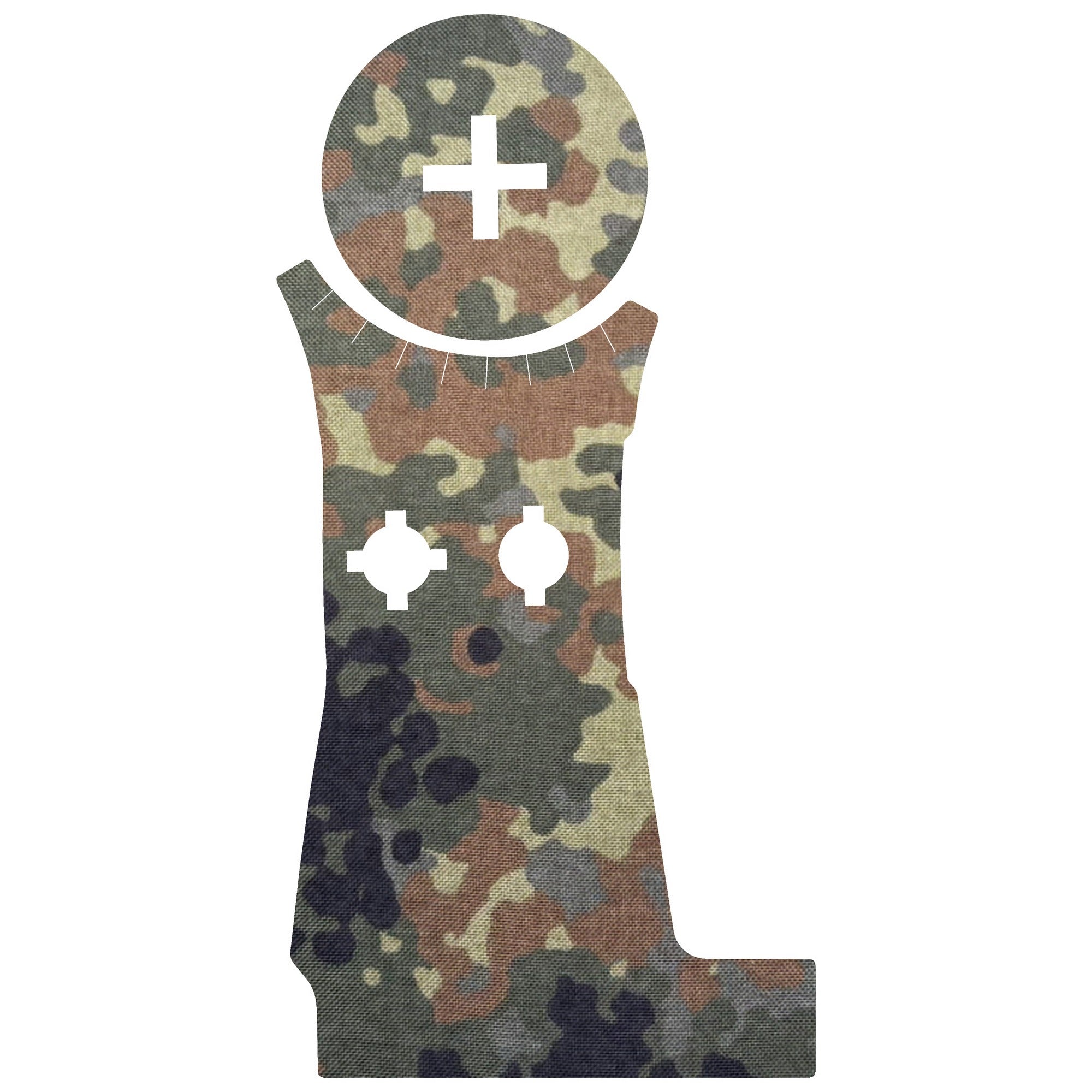 Vortex Venom (Enclosed) optic wrap kit outline, Flecktarn
