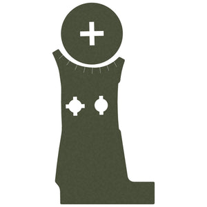 Vortex Venom (Enclosed) optic wrap kit outline, OD Green