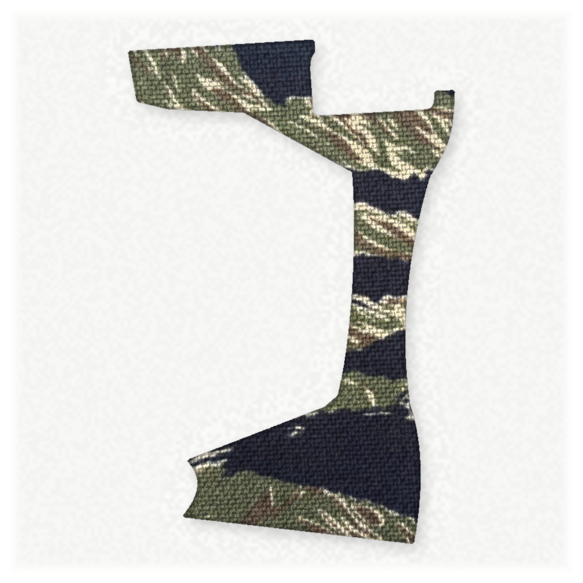 Vortex Viper optic wrap kit outline, Tiger Stripe (Green/Black)