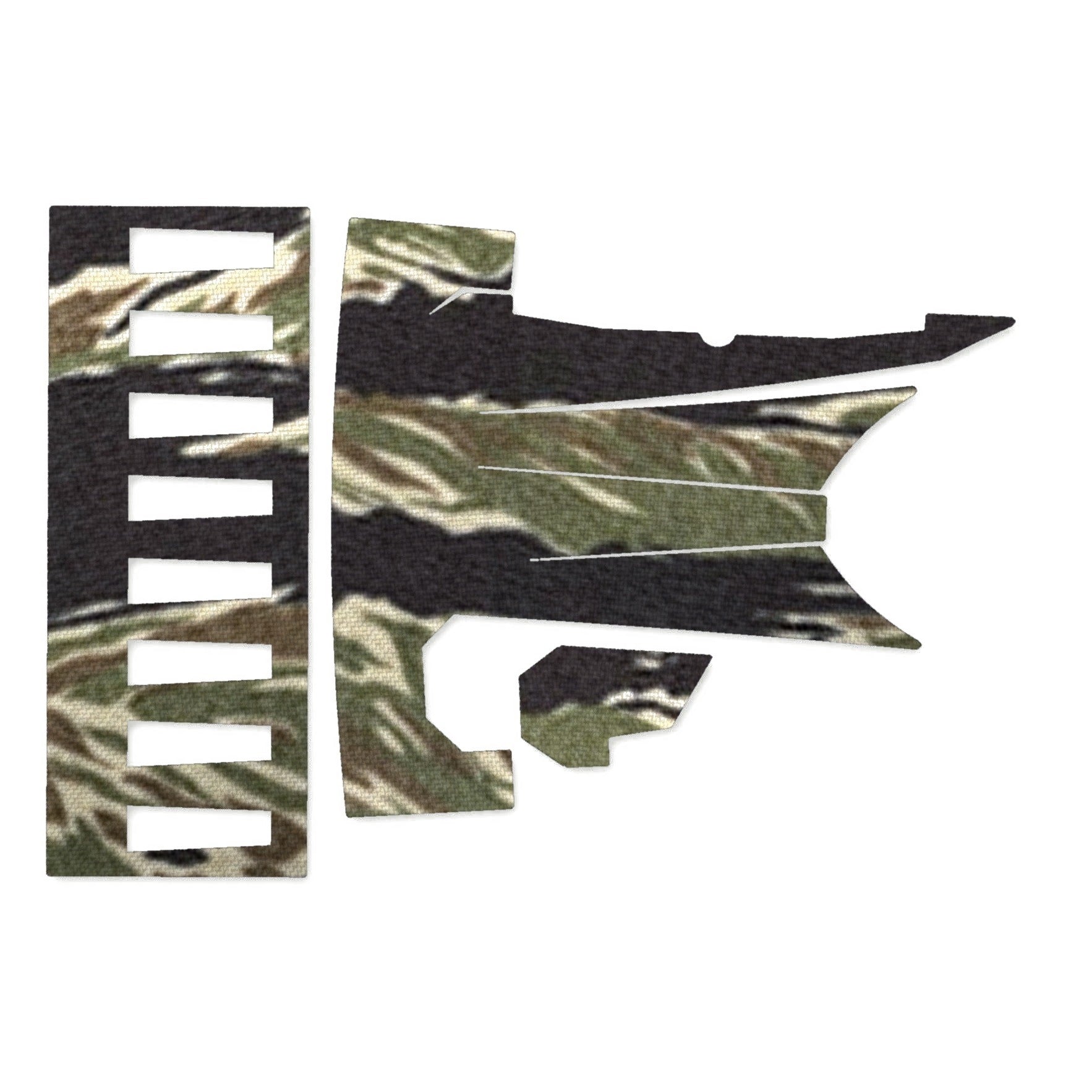 INFORCE WMLx (Gen 2) light wrap kit outline, Tiger Stripe (Green/Black)