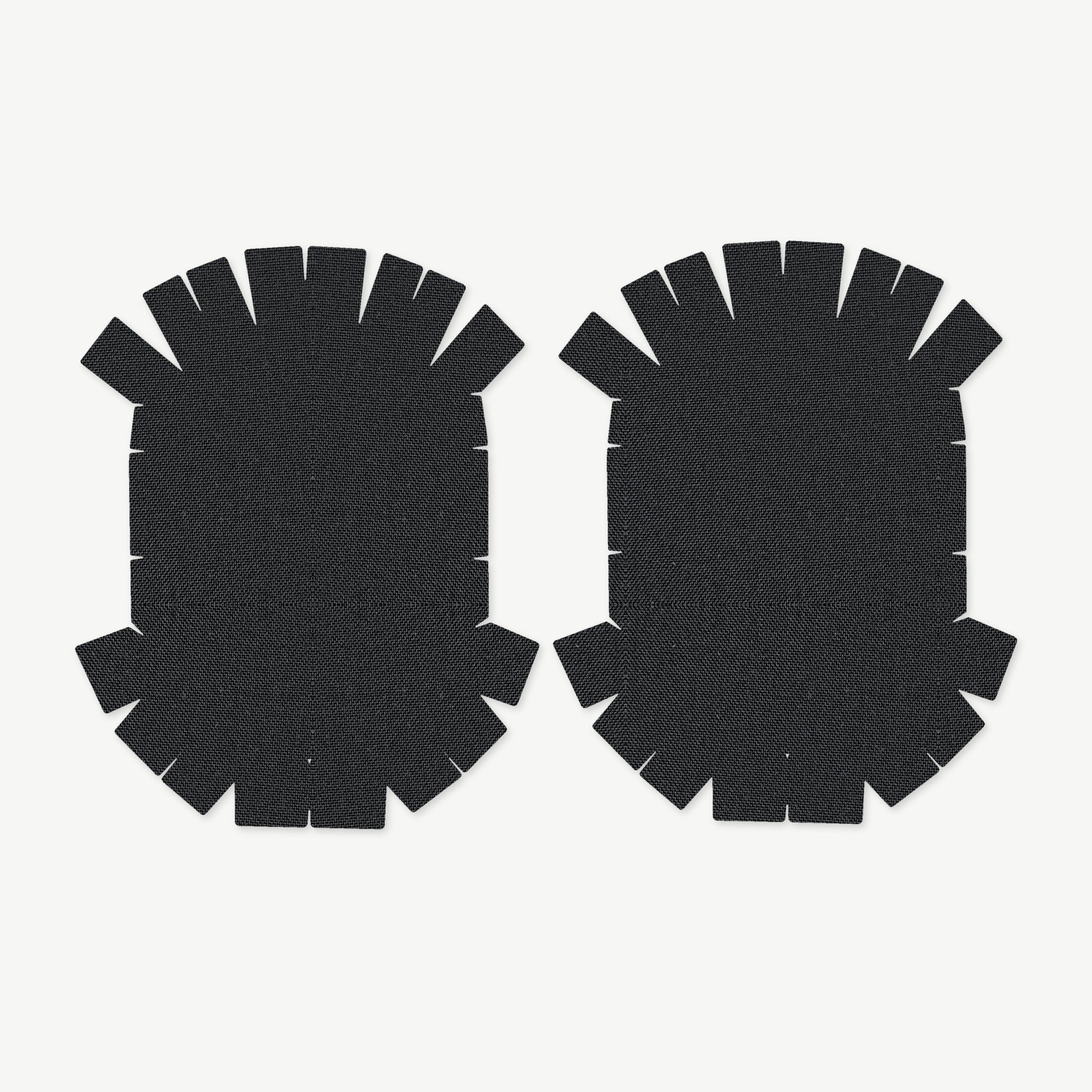 Ear Pro Wrap Kit for Walker’s Razor Slim (Passive) - die-cut Cordura 1000D kit pieces in Black - Combat Textiles
