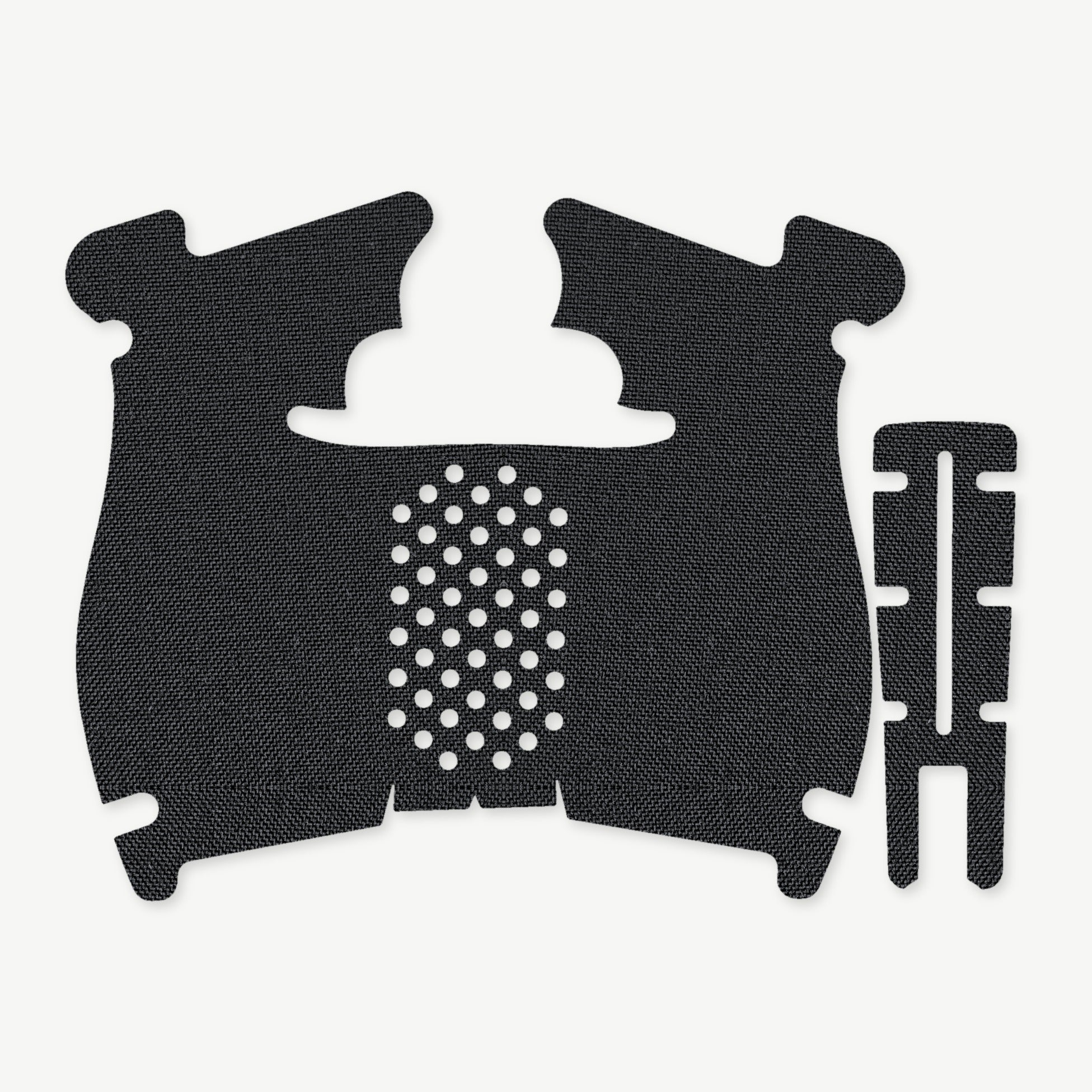 Grip Kit for Walther PDP (Compact) - die-cut Cordura 1000D kit pieces in Black - Combat Textiles