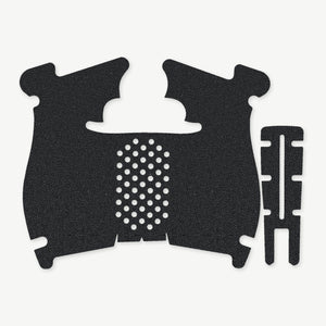Grip Kit for Walther PDP (Compact) - die-cut Cordura 1000D kit pieces in Black - Combat Textiles