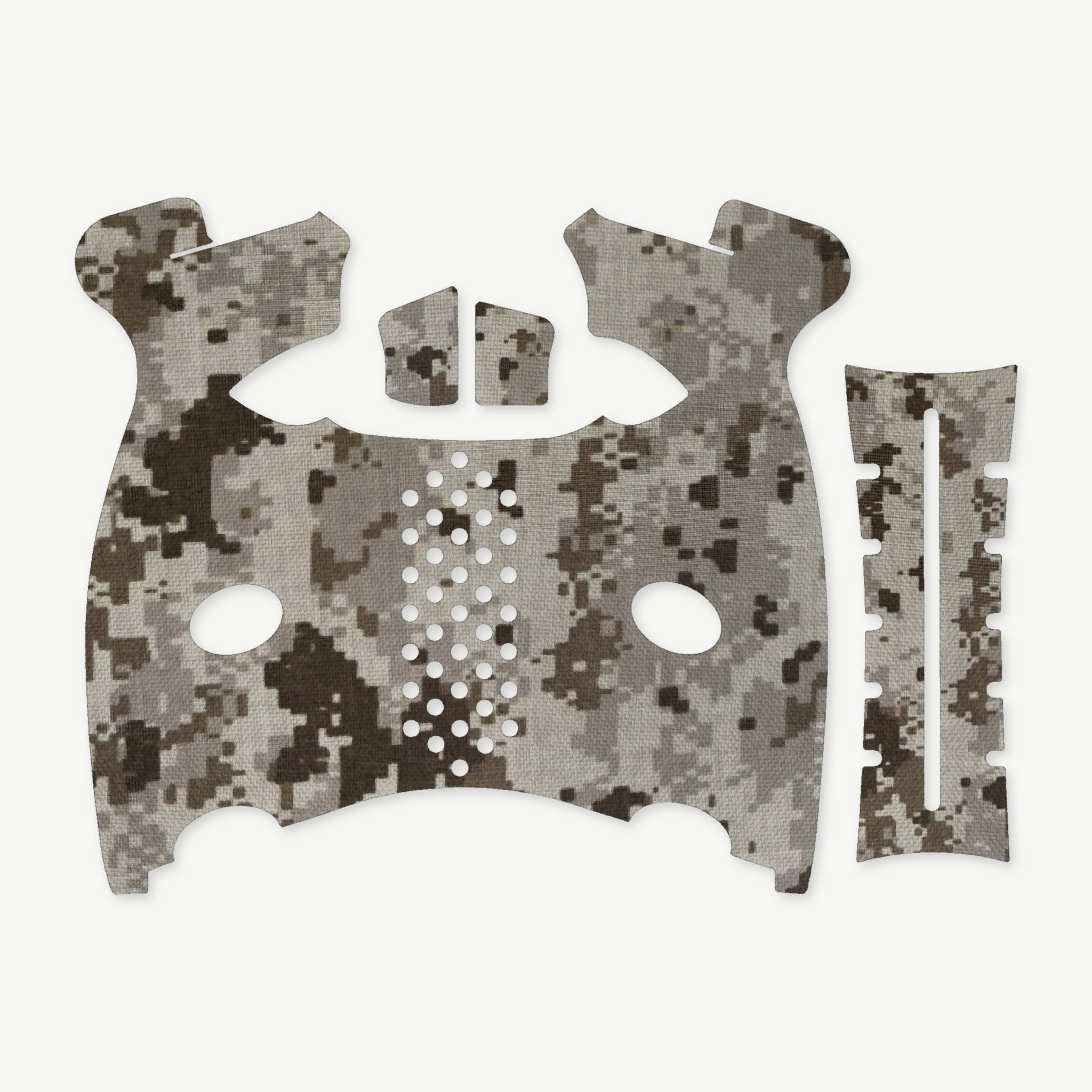 Grip Kit for FN 509 - die-cut Cordura 1000D kit pieces in ACU (Desert) - Combat Textiles