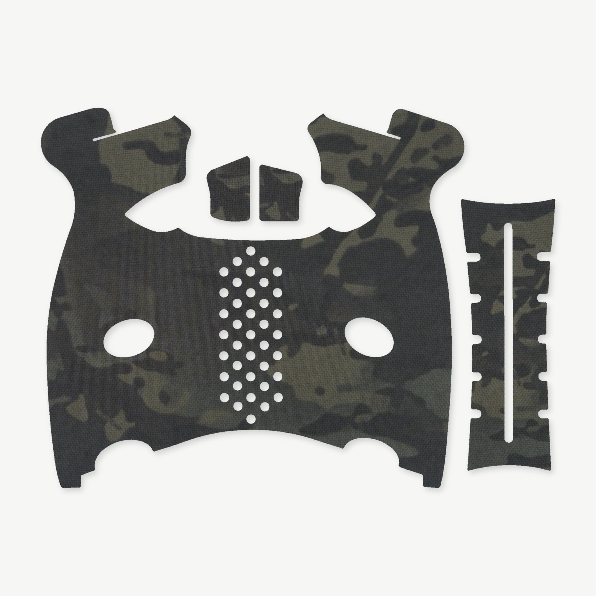 Grip Kit for FN 509 - die-cut Cordura 1000D kit pieces in MultiCam Black - Combat Textiles