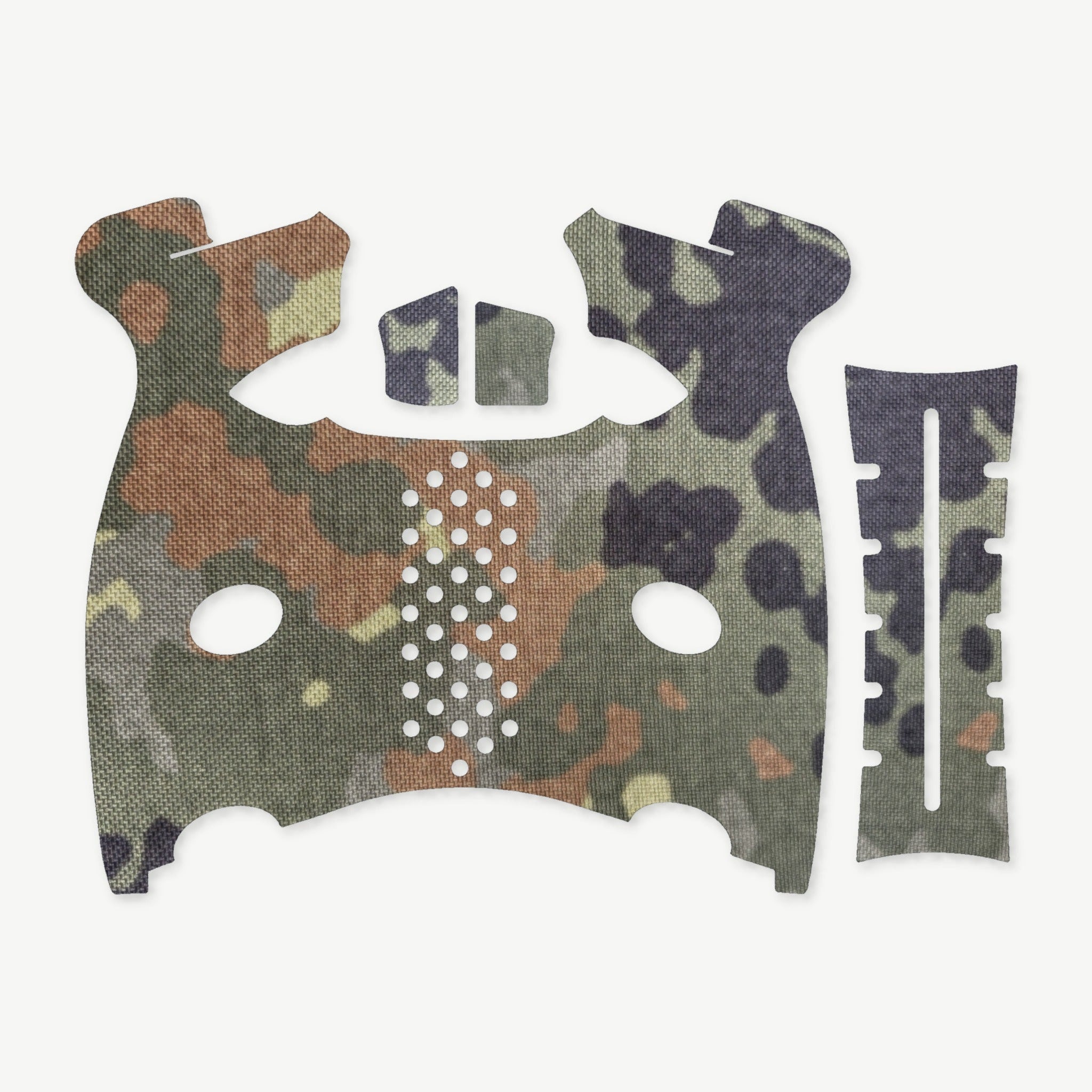 Grip Kit for FN 509 - die-cut Cordura 1000D kit pieces in Flecktarn - Combat Textiles