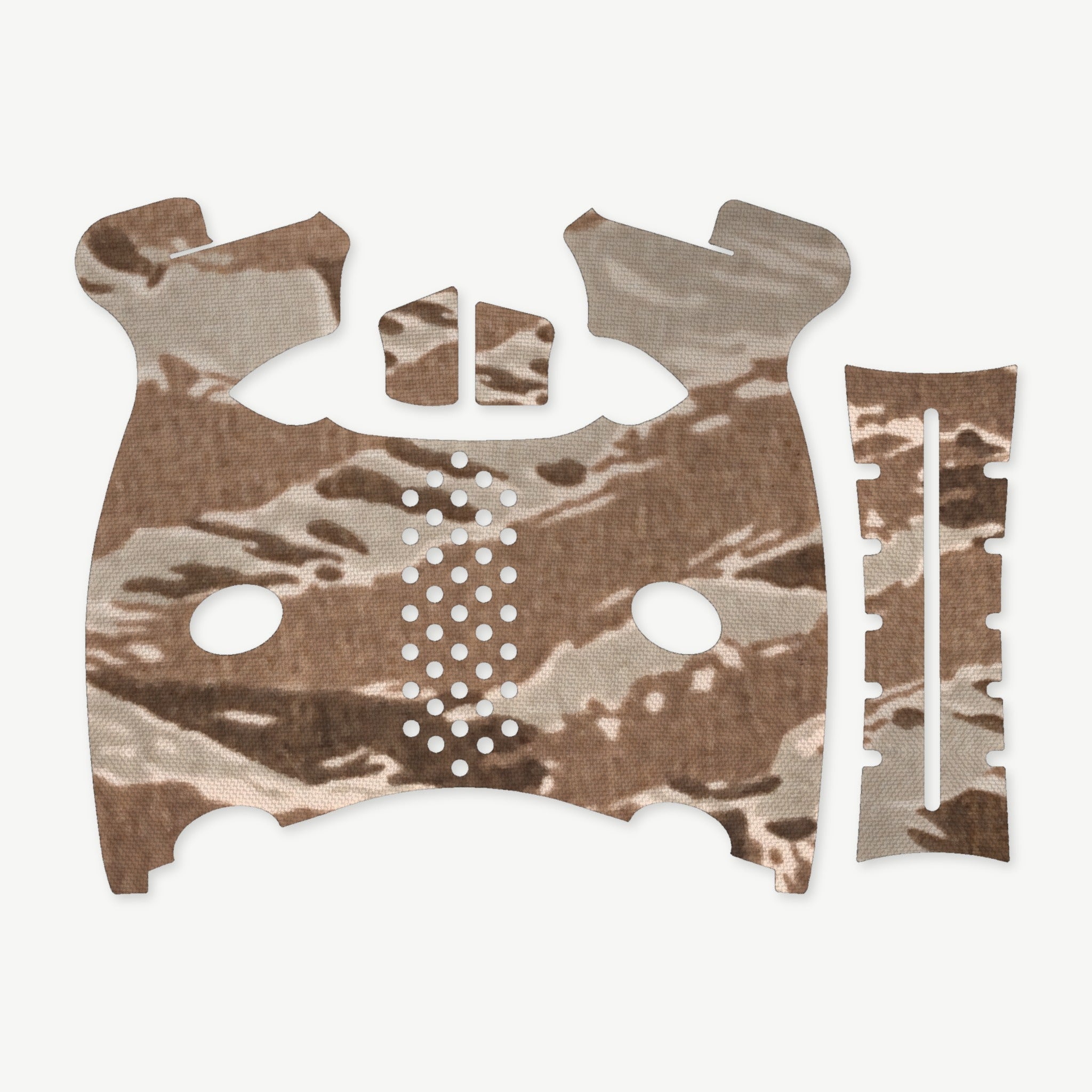 Grip Kit for FN 509 - die-cut Cordura 1000D kit pieces in Tiger Stripe (Desert) - Combat Textiles