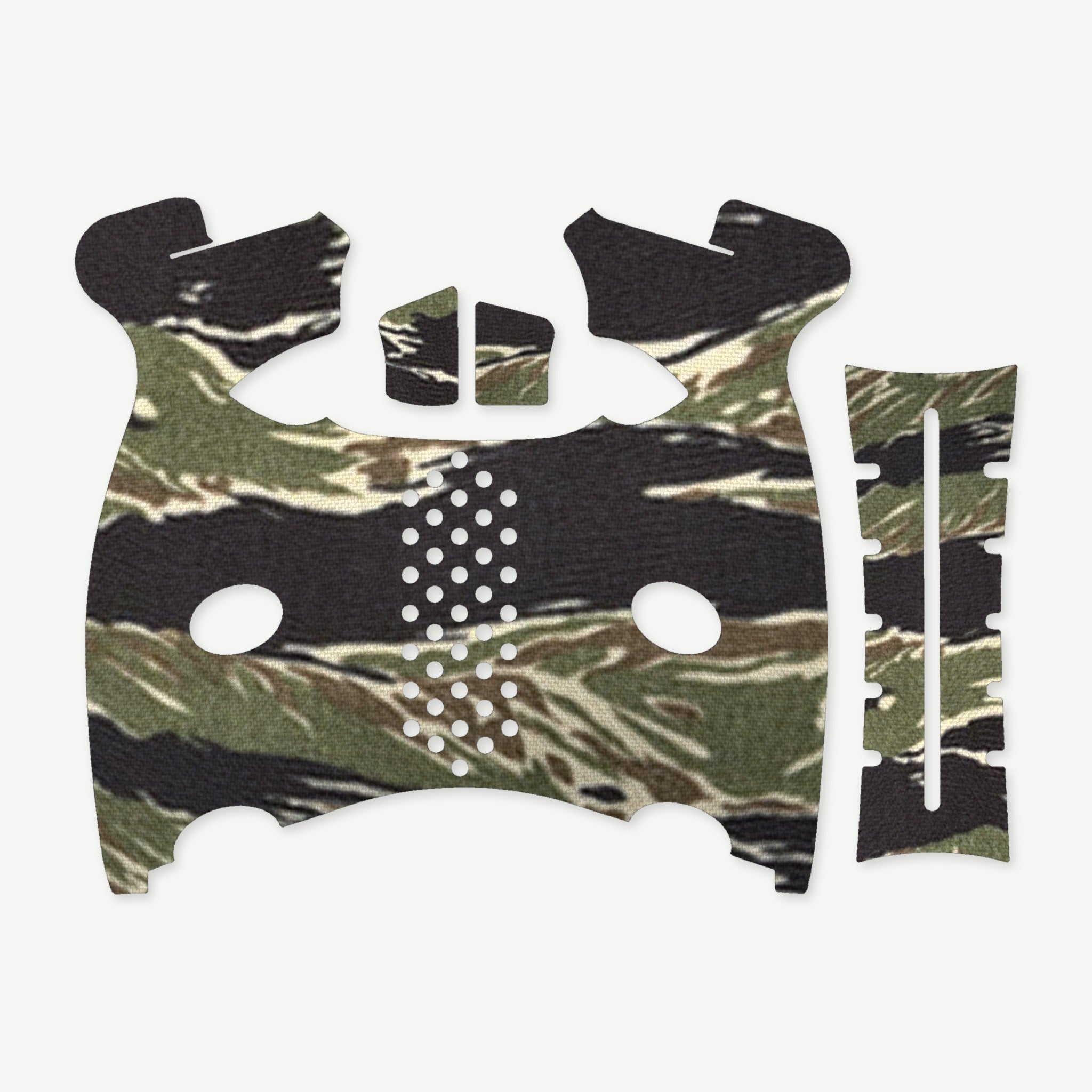 Grip Kit for FN 509 - die-cut Cordura 1000D kit pieces in Tiger Stripe (Green/Black) - Combat Textiles