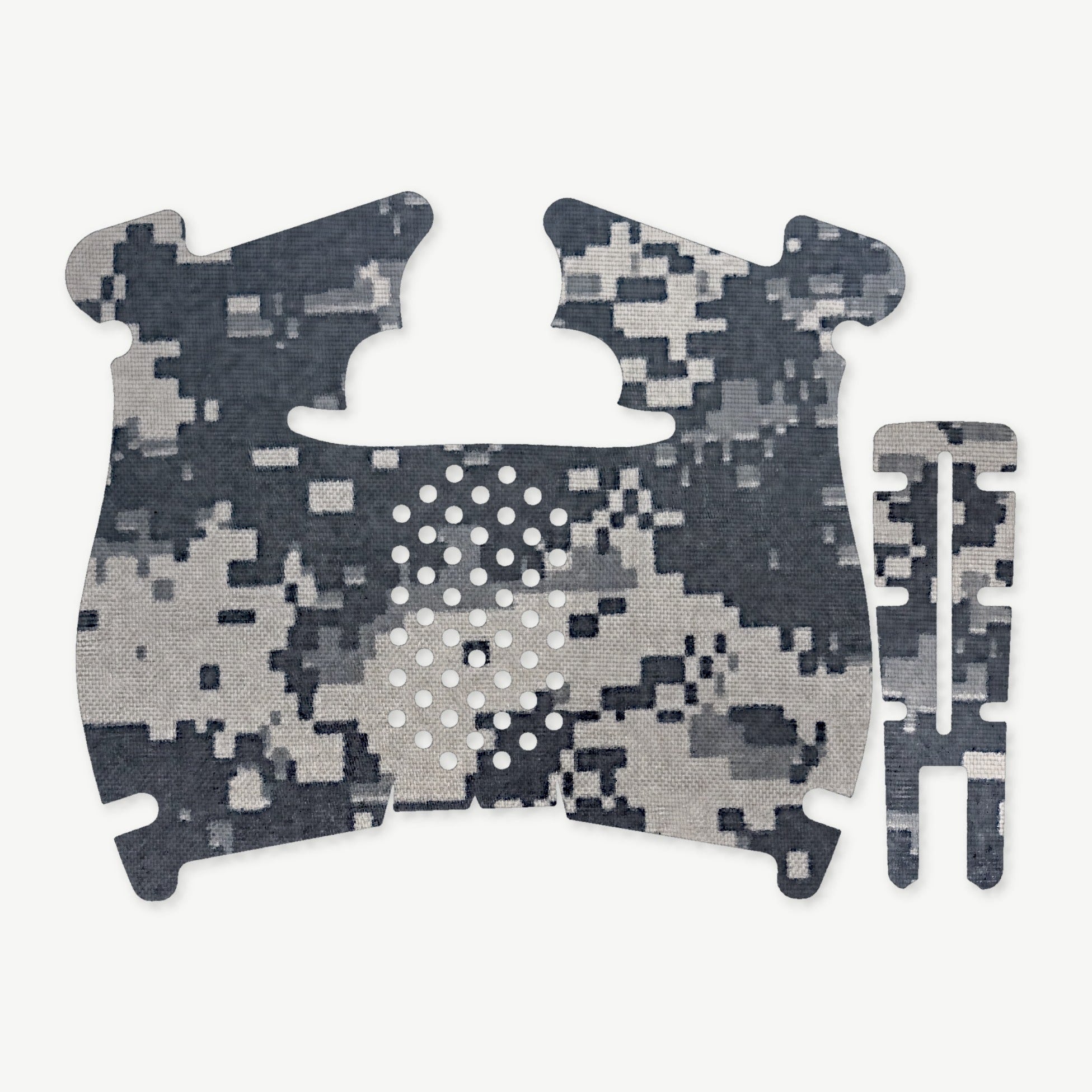 Grip Kit for Walther PDP (Compact) - die-cut Cordura 1000D kit pieces in ACU - Combat Textiles