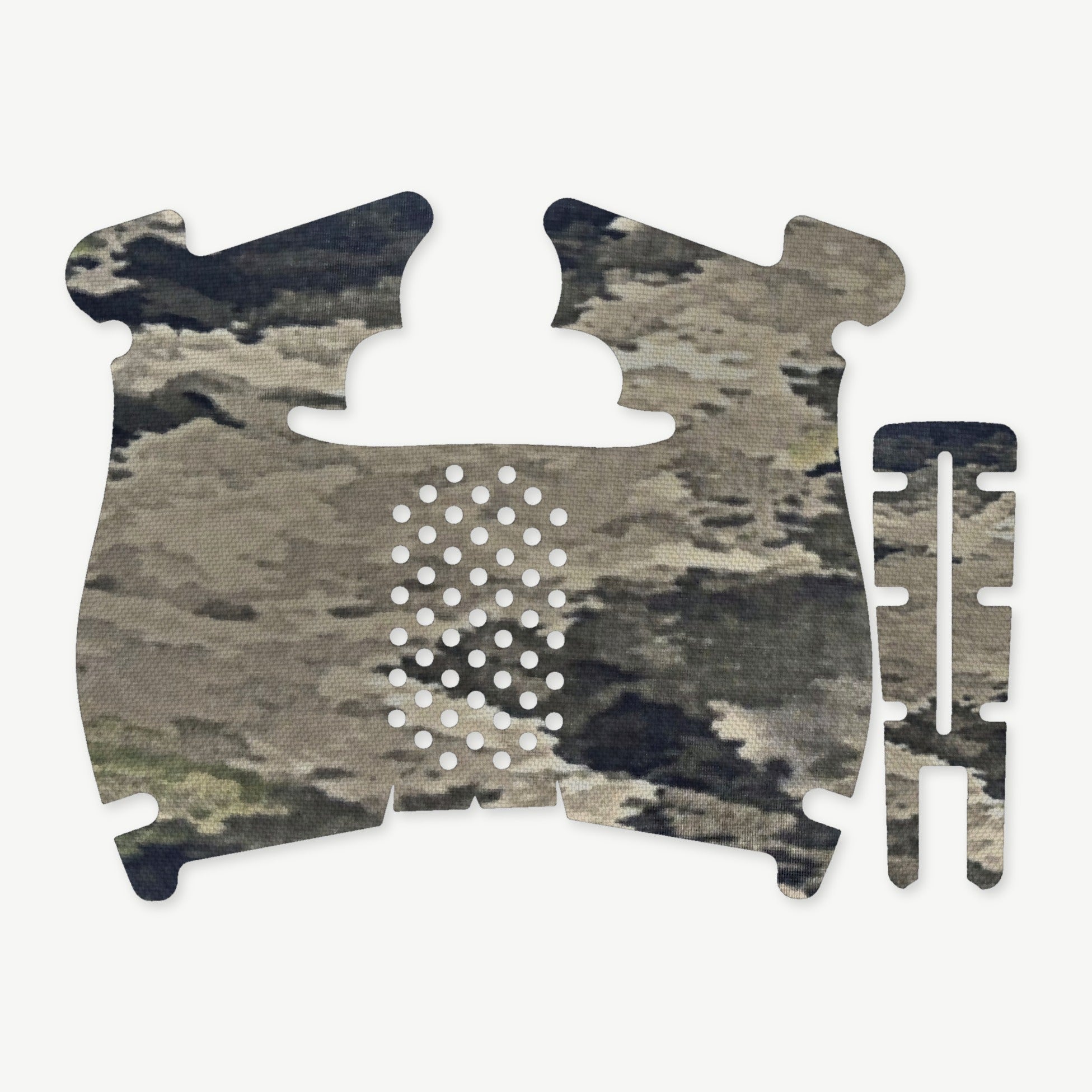 Grip Kit for Walther PDP (Compact) - die-cut Cordura 1000D kit pieces in A-TACS iX - Combat Textiles