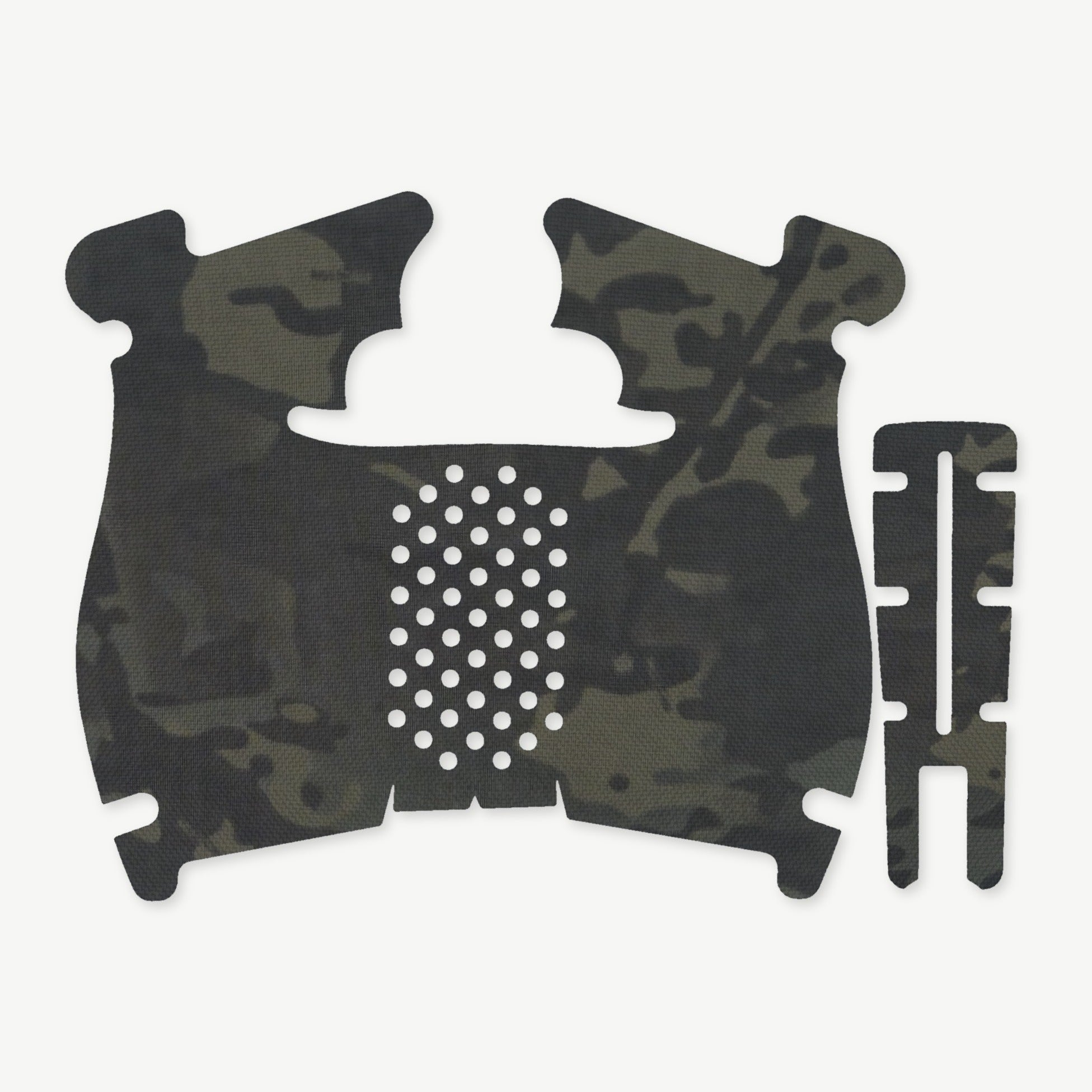 Grip Kit for Walther PDP (Compact) - die-cut Cordura 1000D kit pieces in MultiCam Black - Combat Textiles