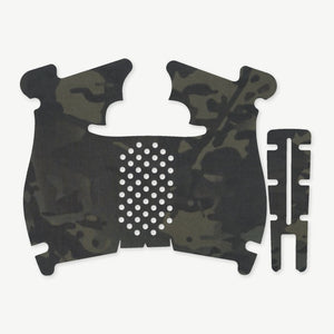 Grip Kit for Walther PDP (Compact) - die-cut Cordura 1000D kit pieces in MultiCam Black - Combat Textiles