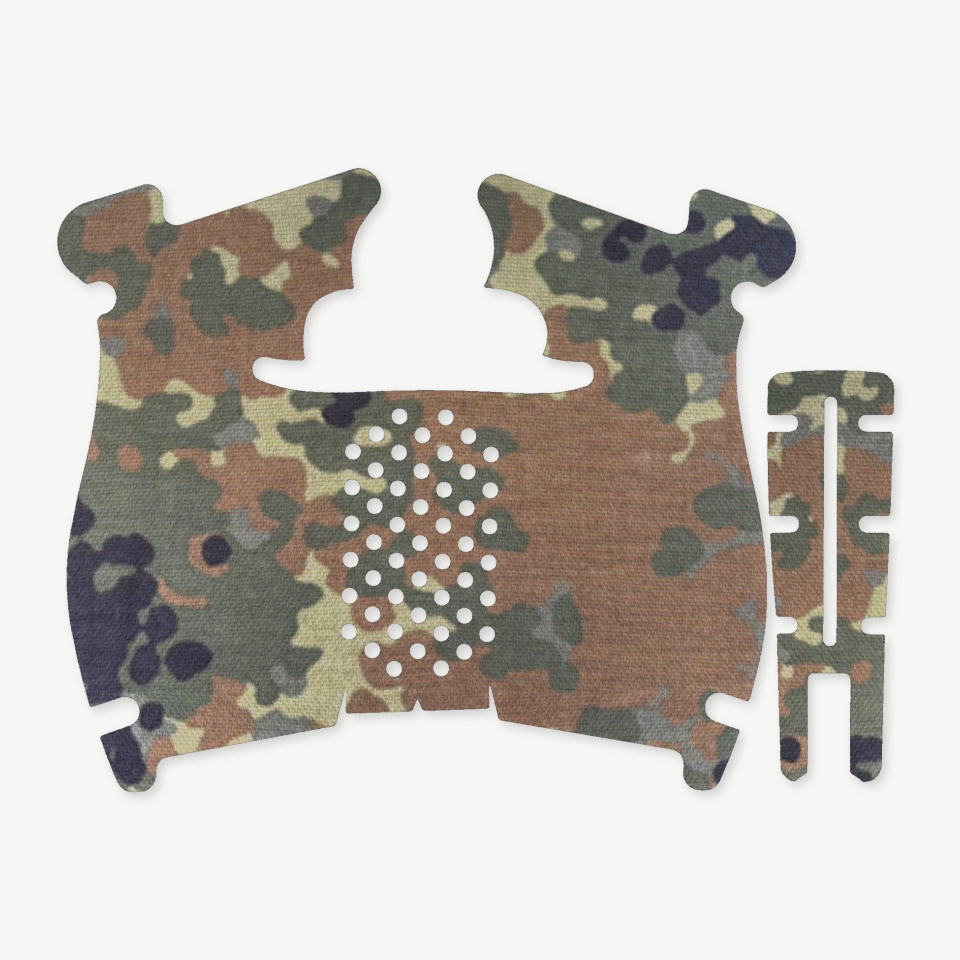 Grip Kit for Walther PDP (Compact) - die-cut Cordura 1000D kit pieces in Flecktarn - Combat Textiles