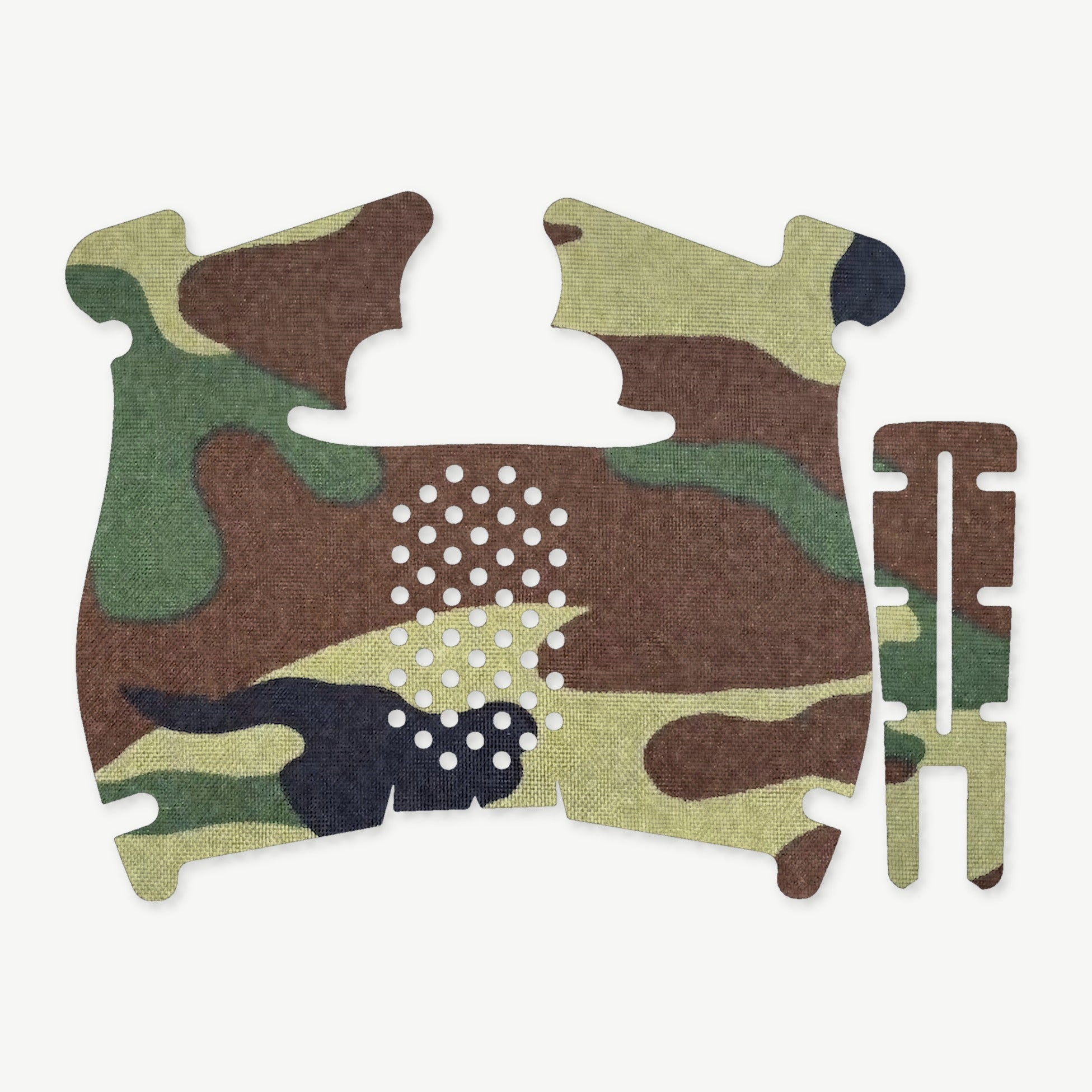 Grip Kit for Walther PDP (Compact) - die-cut Cordura 1000D kit pieces in M81 Woodland - Combat Textiles