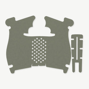 Grip Kit for Walther PDP (Compact) - die-cut Cordura 1000D kit pieces in OD Green - Combat Textiles