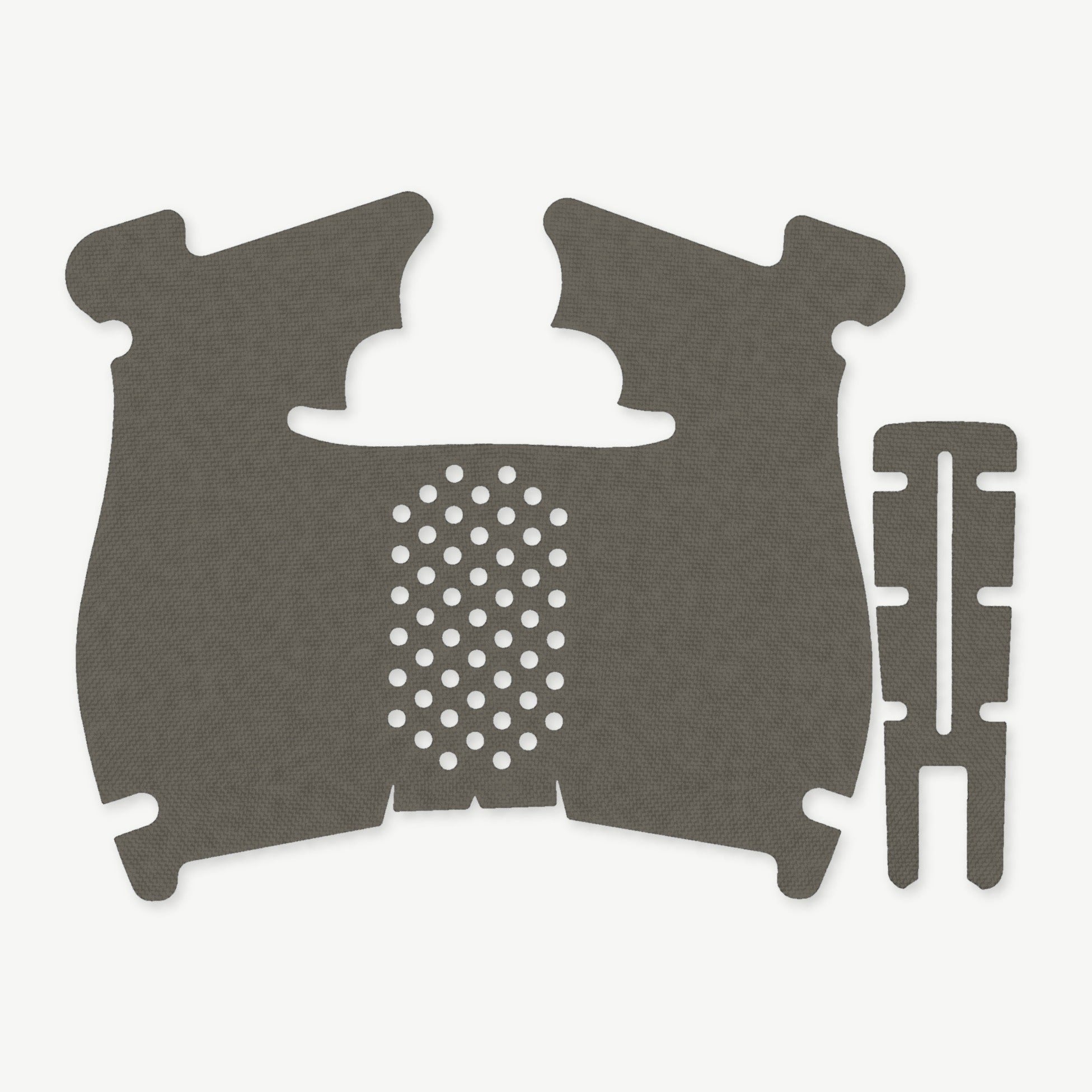 Grip Kit for Walther PDP (Compact) - die-cut Cordura 1000D kit pieces in Ranger Green - Combat Textiles