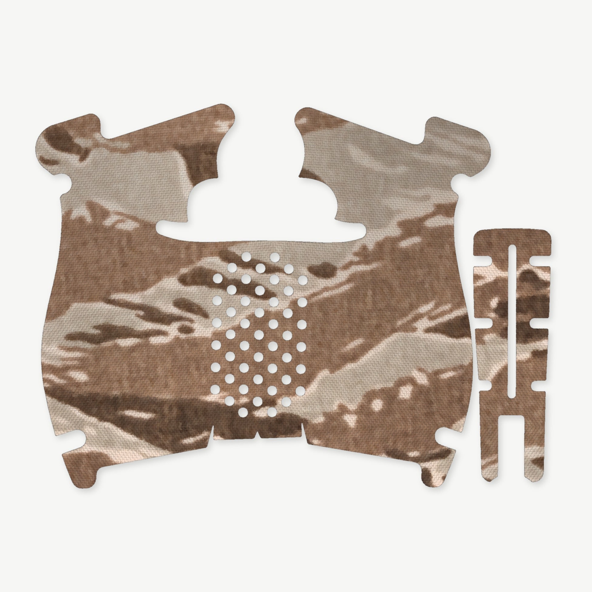 Grip Kit for Walther PDP (Compact) - die-cut Cordura 1000D kit pieces in Tiger Stripe (Desert) - Combat Textiles