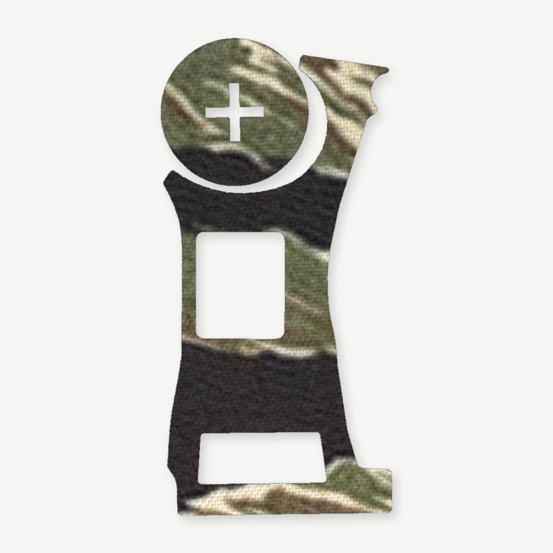 Optic Wrap Kit for Vortex Defender CCW (Enclosed) - die-cut Cordura 1000D kit pieces in Tiger Stripe (Green/Black) - Combat Textiles