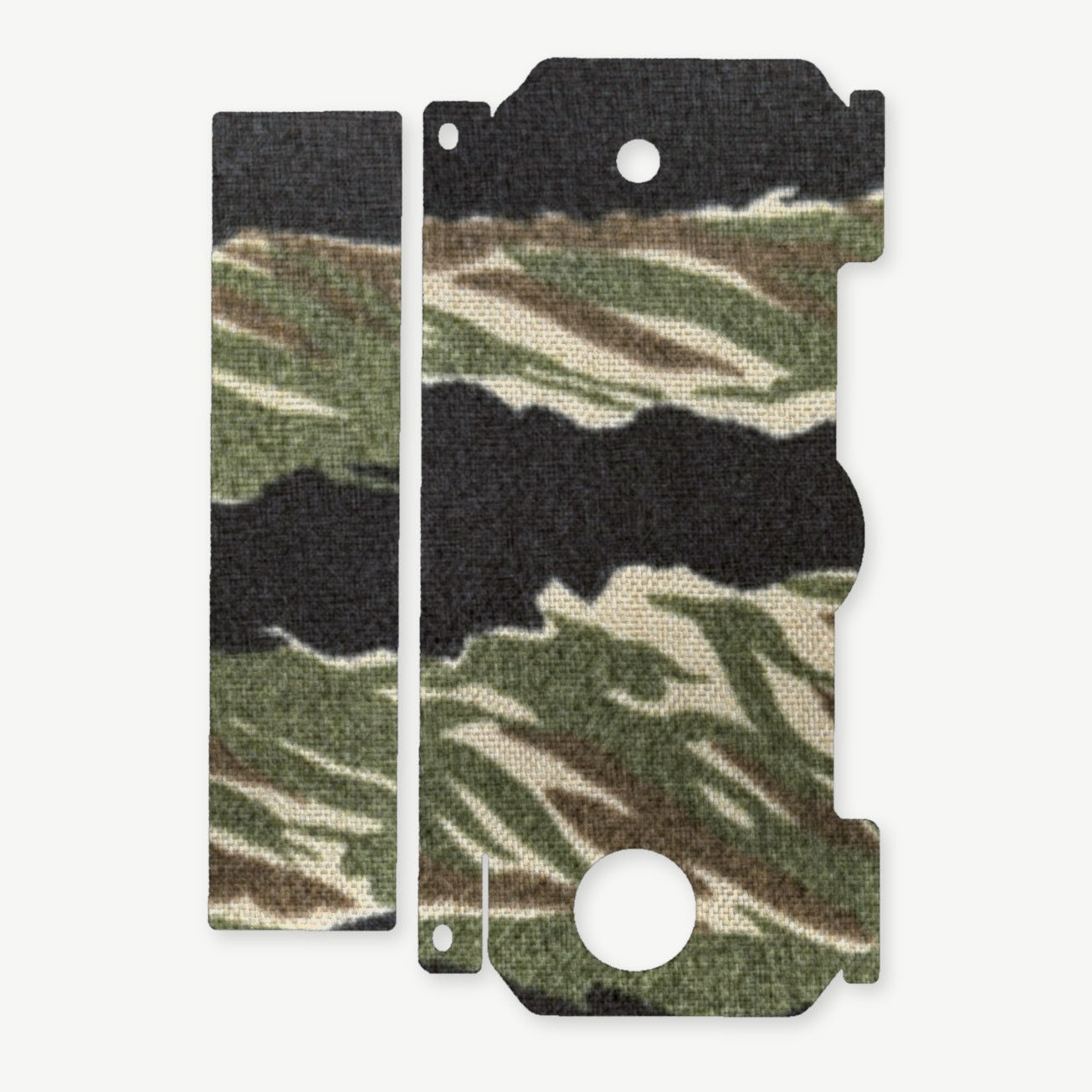 Light Wrap Kit for OLIGHT VALKYRIE PL-3 - die-cut Cordura 1000D kit pieces in Tiger Stripe (Green/Black) - Combat Textiles