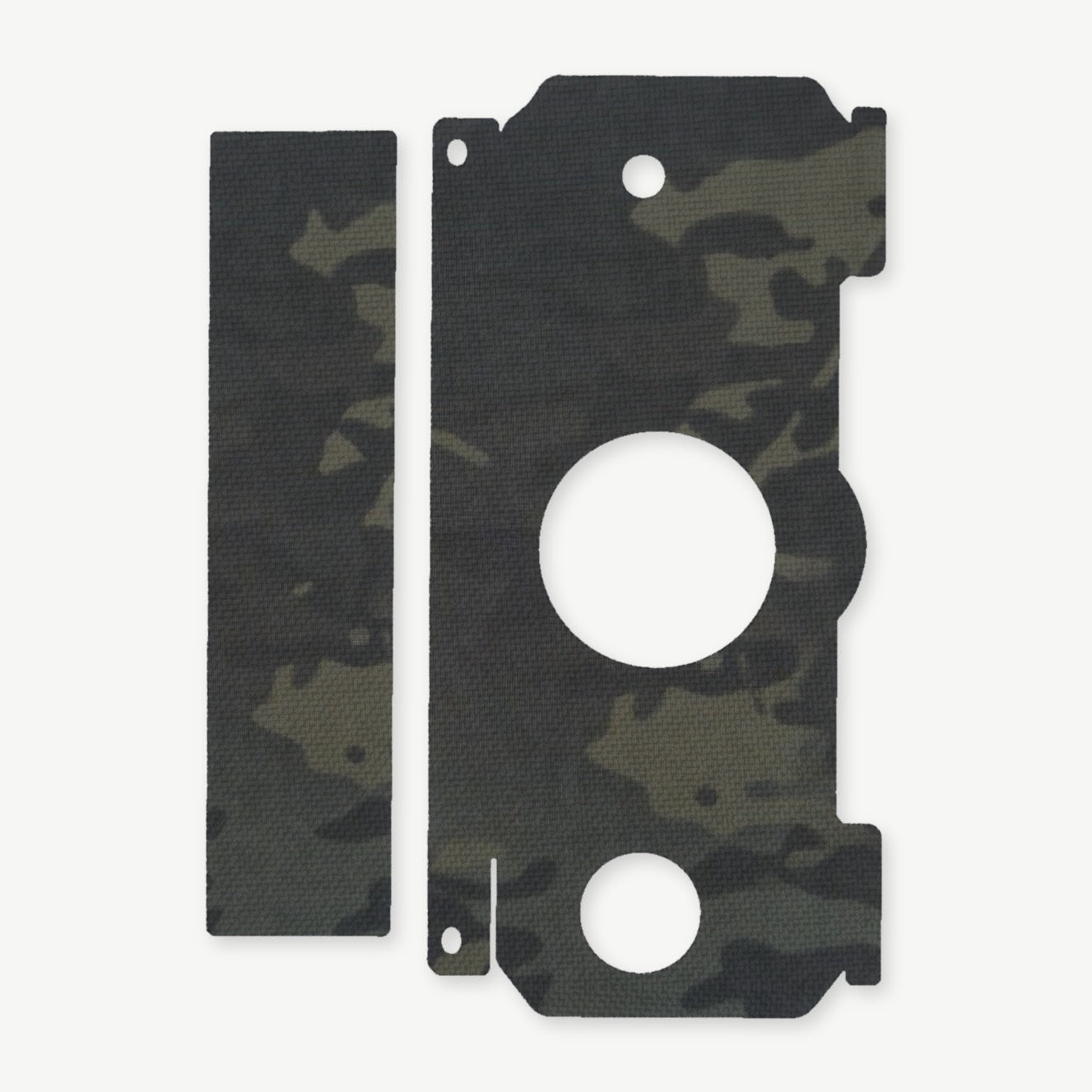 Light Wrap Kit for OLIGHT VALKYRIE PL-3 (R) - die-cut Cordura 1000D kit pieces in MultiCam Black - Combat Textiles