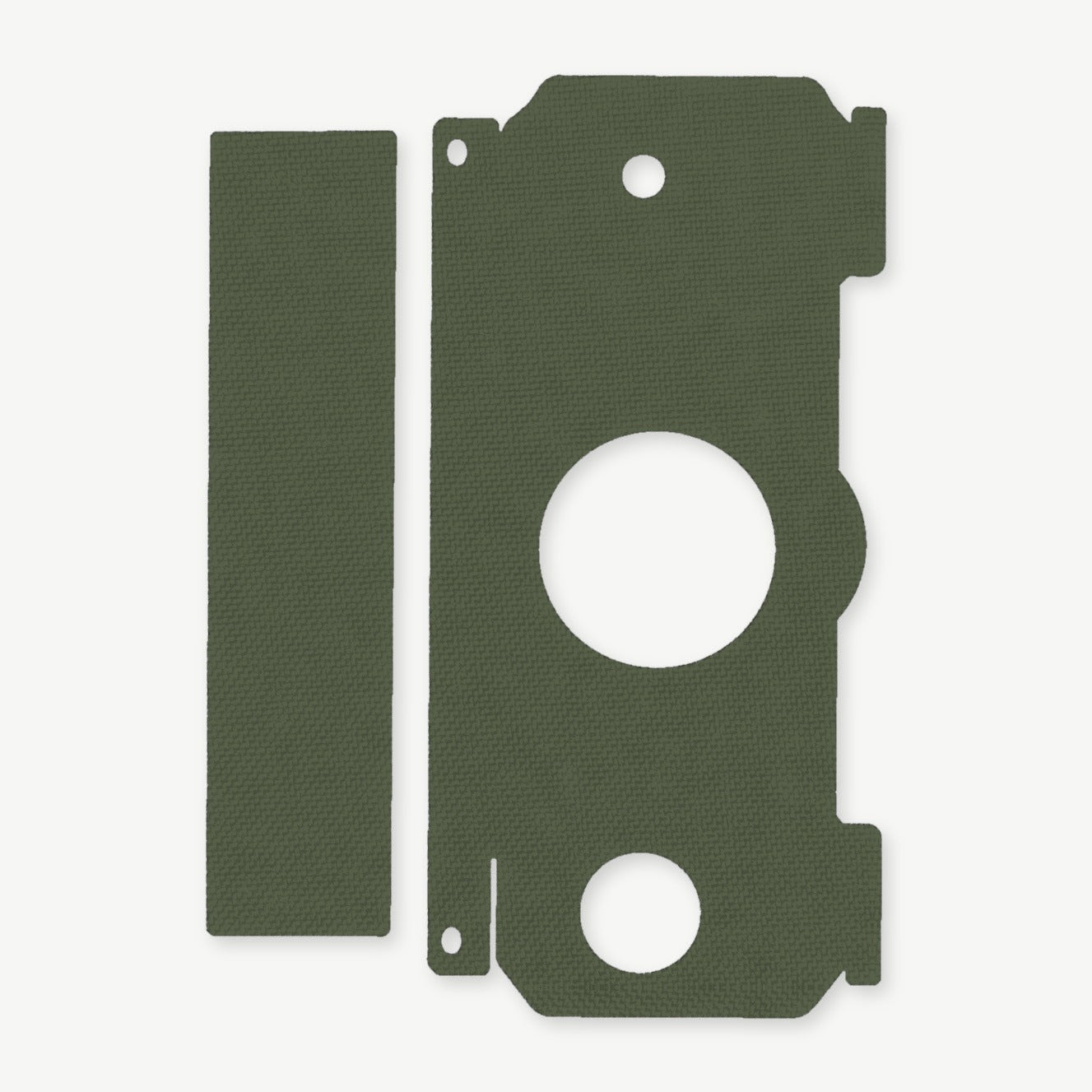 Light Wrap Kit for OLIGHT VALKYRIE PL-3 (R) - die-cut Cordura 1000D kit pieces in Ranger Green - Combat Textiles