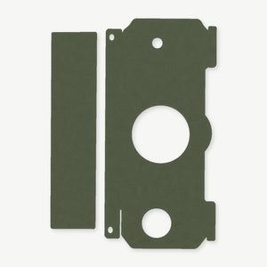 Light Wrap Kit for OLIGHT VALKYRIE PL-3 (R) - die-cut Cordura 1000D kit pieces in Ranger Green - Combat Textiles