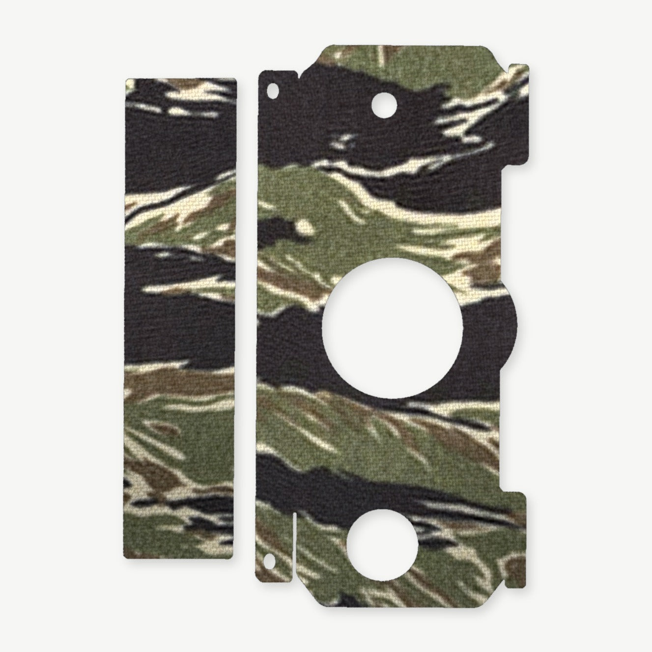 Light Wrap Kit for OLIGHT VALKYRIE PL-3 (R) - die-cut Cordura 1000D kit pieces in Tiger Stripe (Green/Black) - Combat Textiles