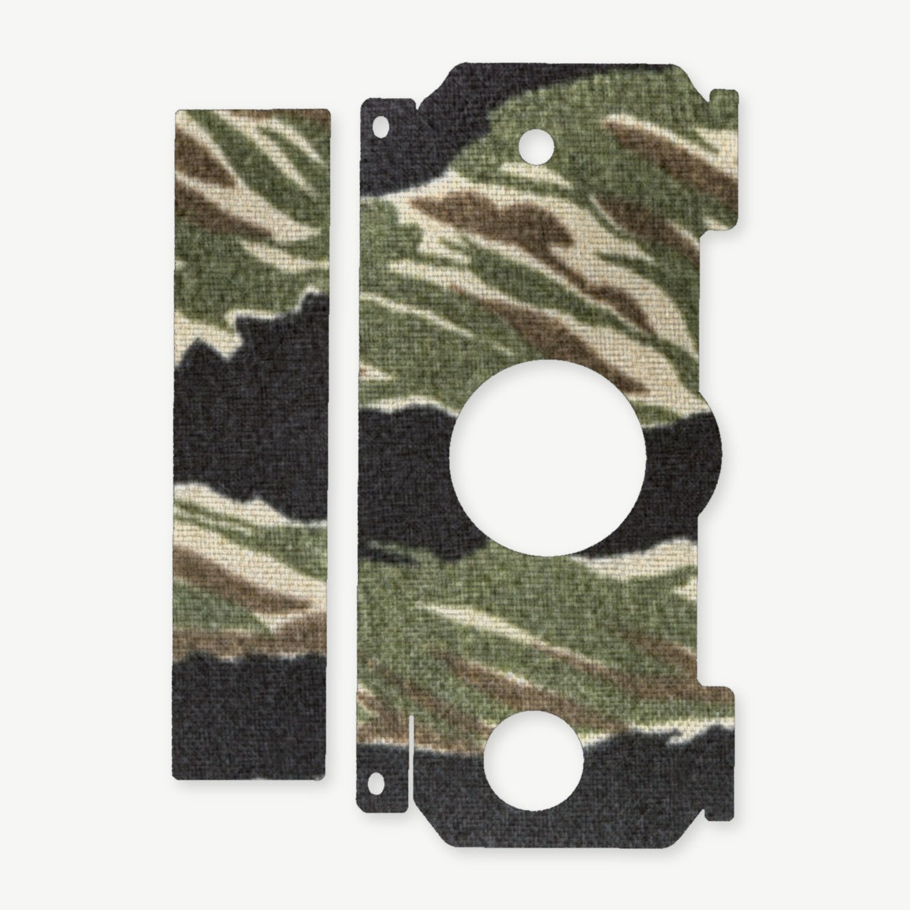 Light Wrap Kit for OLIGHT VALKYRIE PL-3 (R) - die-cut Cordura 1000D kit pieces in Tiger Stripe (Green/Black) - Combat Textiles
