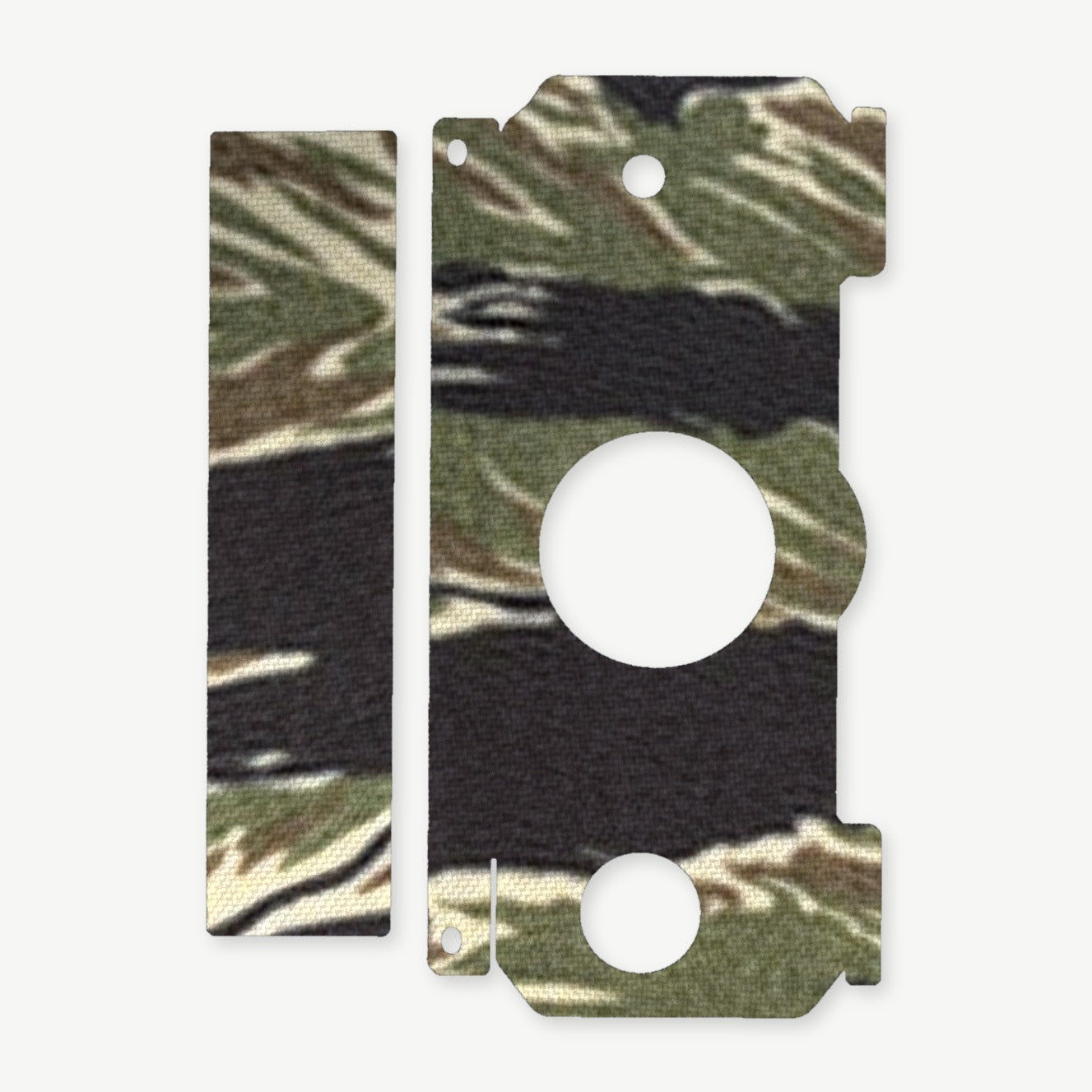 Light Wrap Kit for OLIGHT VALKYRIE PL-3 (R) - die-cut Cordura 1000D kit pieces in Tiger Stripe (Green/Black) - Combat Textiles