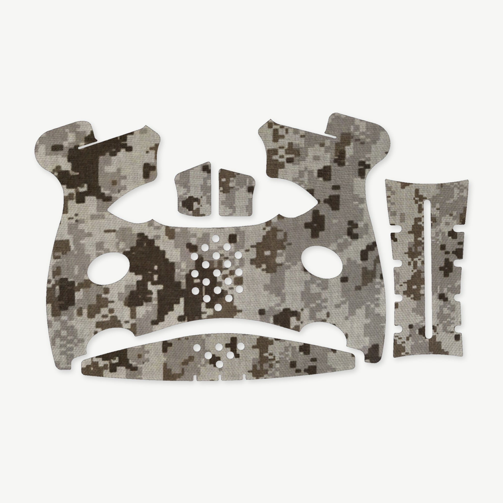 Grip Kit for FN 509C - die-cut Cordura 1000D kit pieces in ACU (Desert) - Combat Textiles