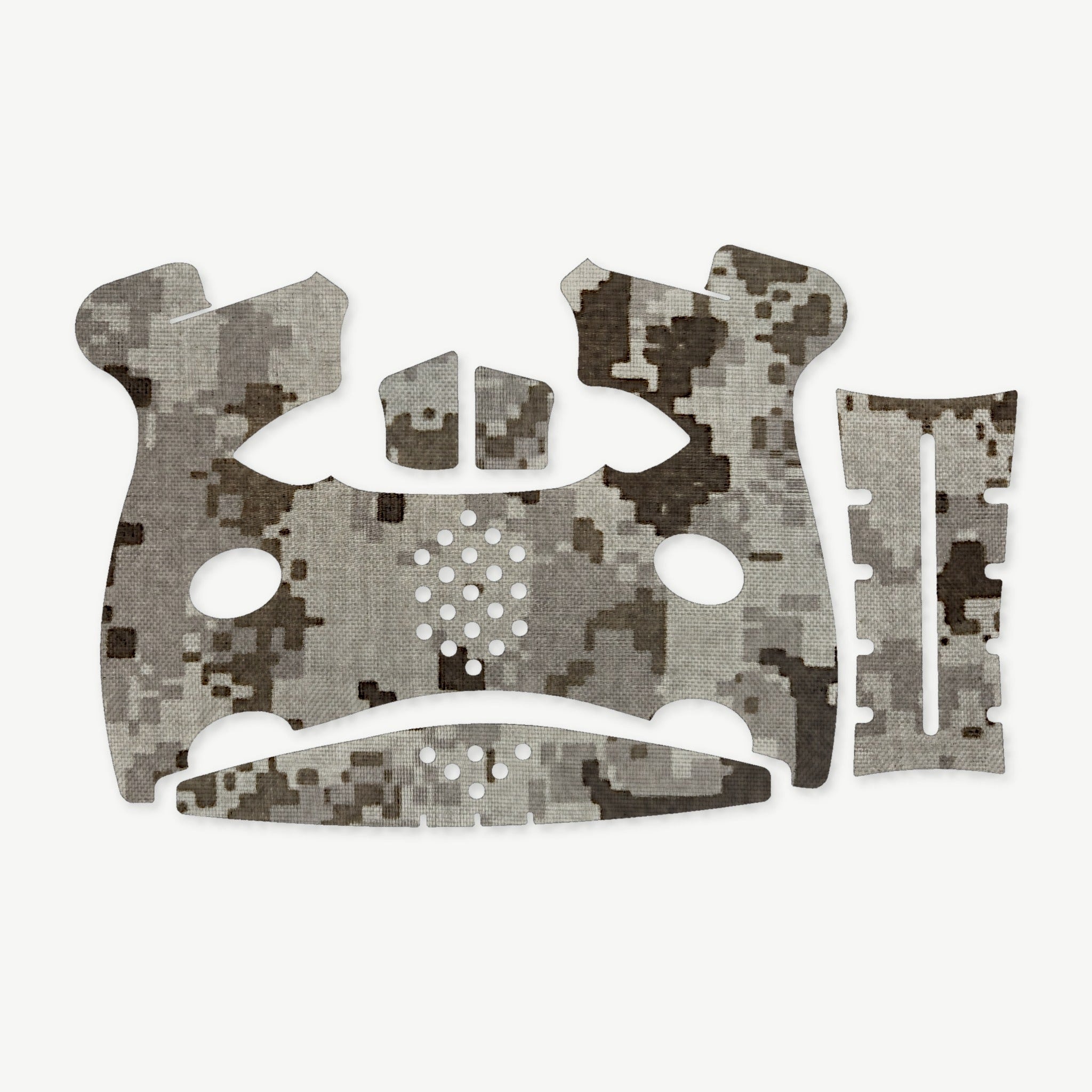 Grip Kit for FN 509C - die-cut Cordura 1000D kit pieces in ACU (Desert) - Combat Textiles