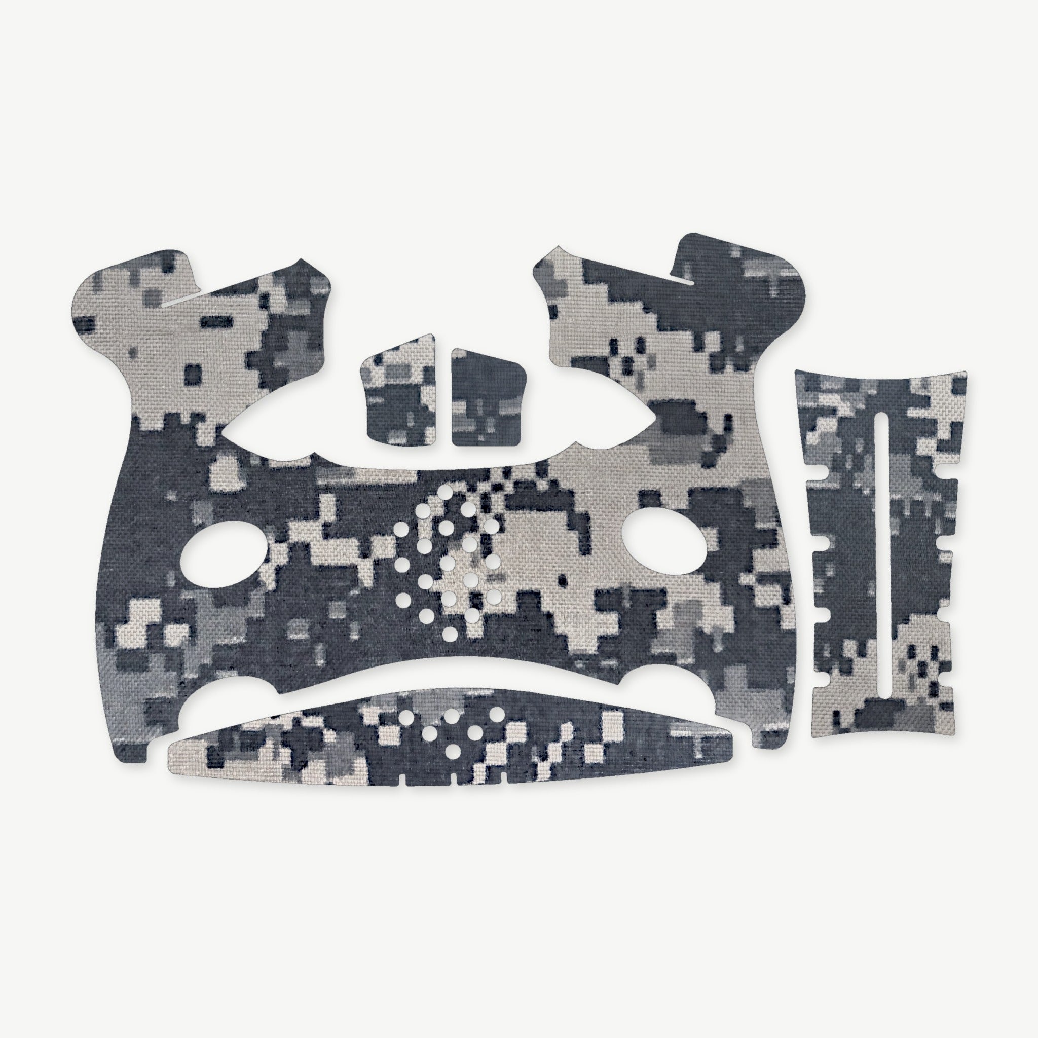 Grip Kit for FN 509C - die-cut Cordura 1000D kit pieces in ACU - Combat Textiles