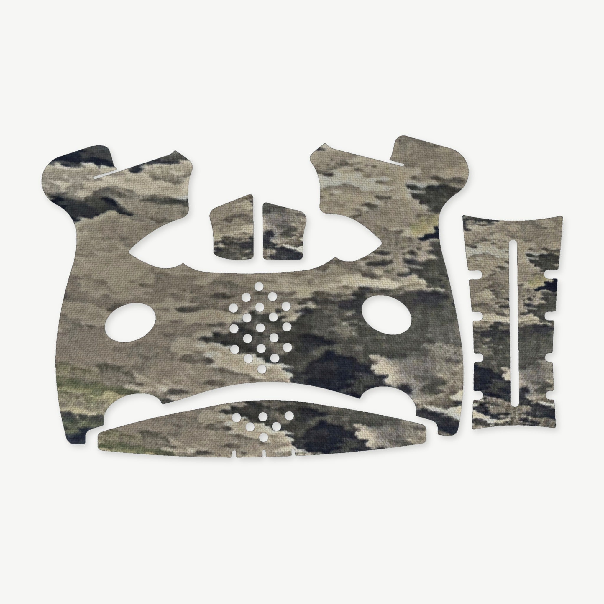 Grip Kit for FN 509C - die-cut Cordura 1000D kit pieces in A-TACS iX - Combat Textiles