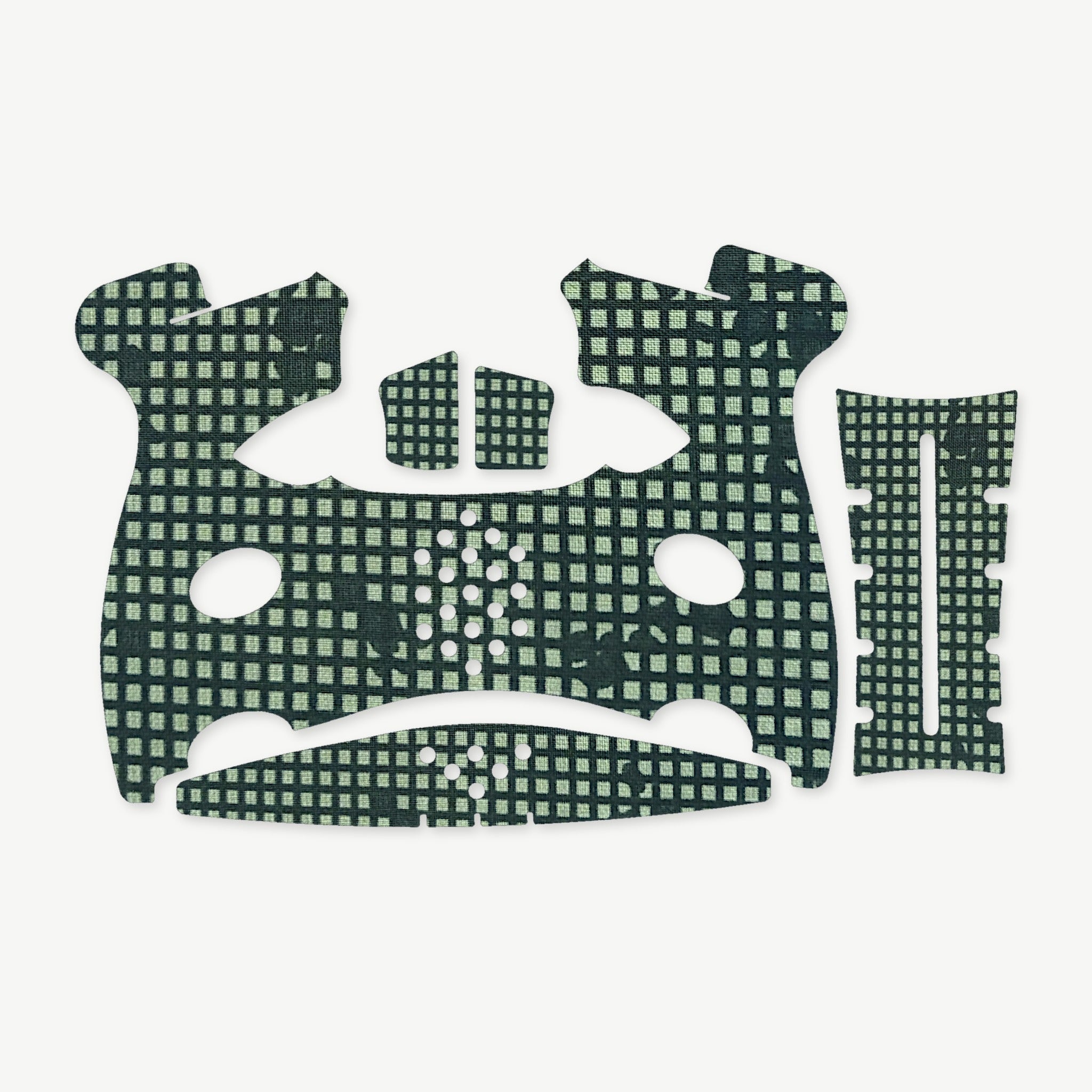Grip Kit for FN 509C - die-cut Cordura 1000D kit pieces in Desert Night Camo - Combat Textiles