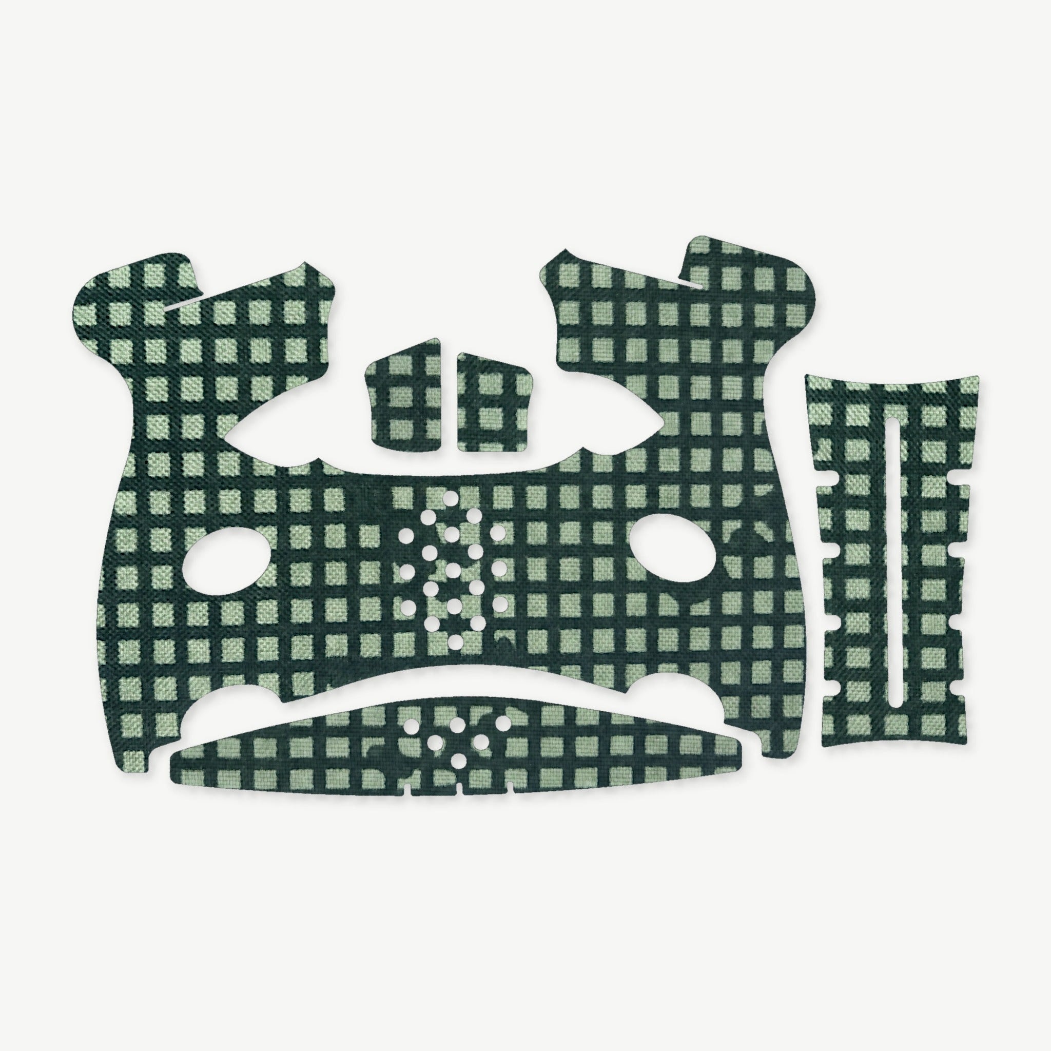 Grip Kit for FN 509C - die-cut Cordura 1000D kit pieces in Desert Night Camo - Combat Textiles