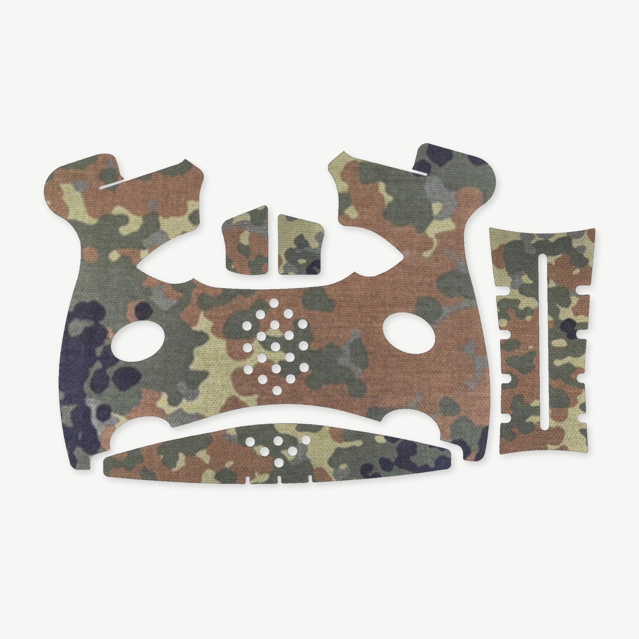 Grip Kit for FN 509C - die-cut Cordura 1000D kit pieces in Flecktarn - Combat Textiles