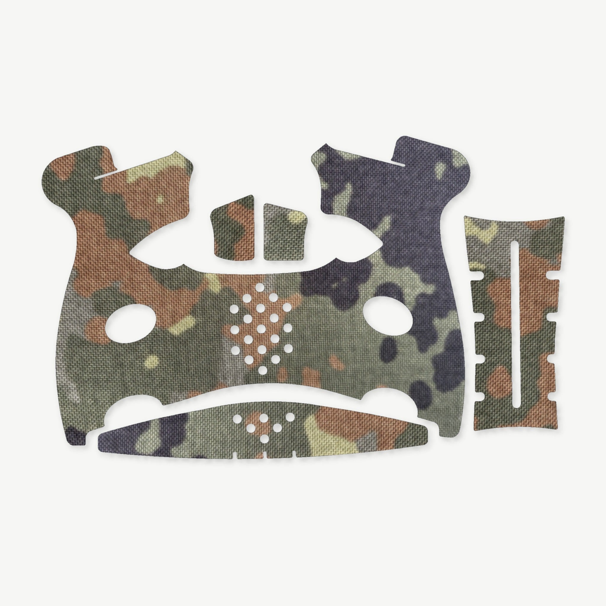 Grip Kit for FN 509C - die-cut Cordura 1000D kit pieces in Flecktarn - Combat Textiles