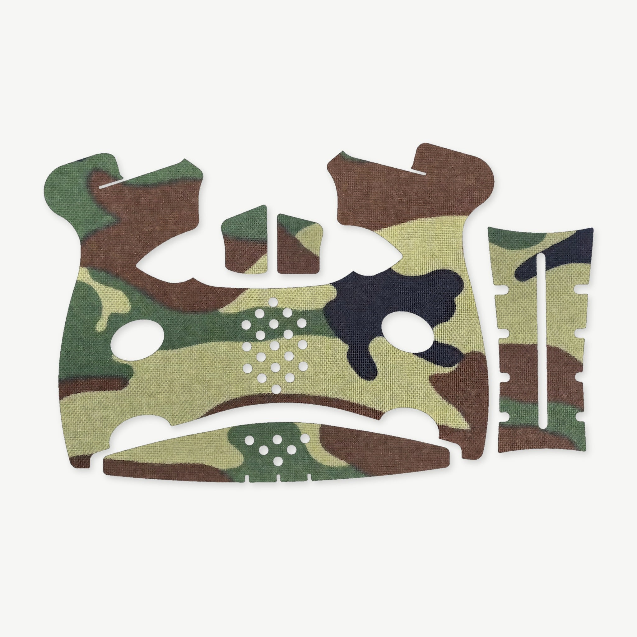 Grip Kit for FN 509C - die-cut Cordura 1000D kit pieces in M81 Woodland - Combat Textiles
