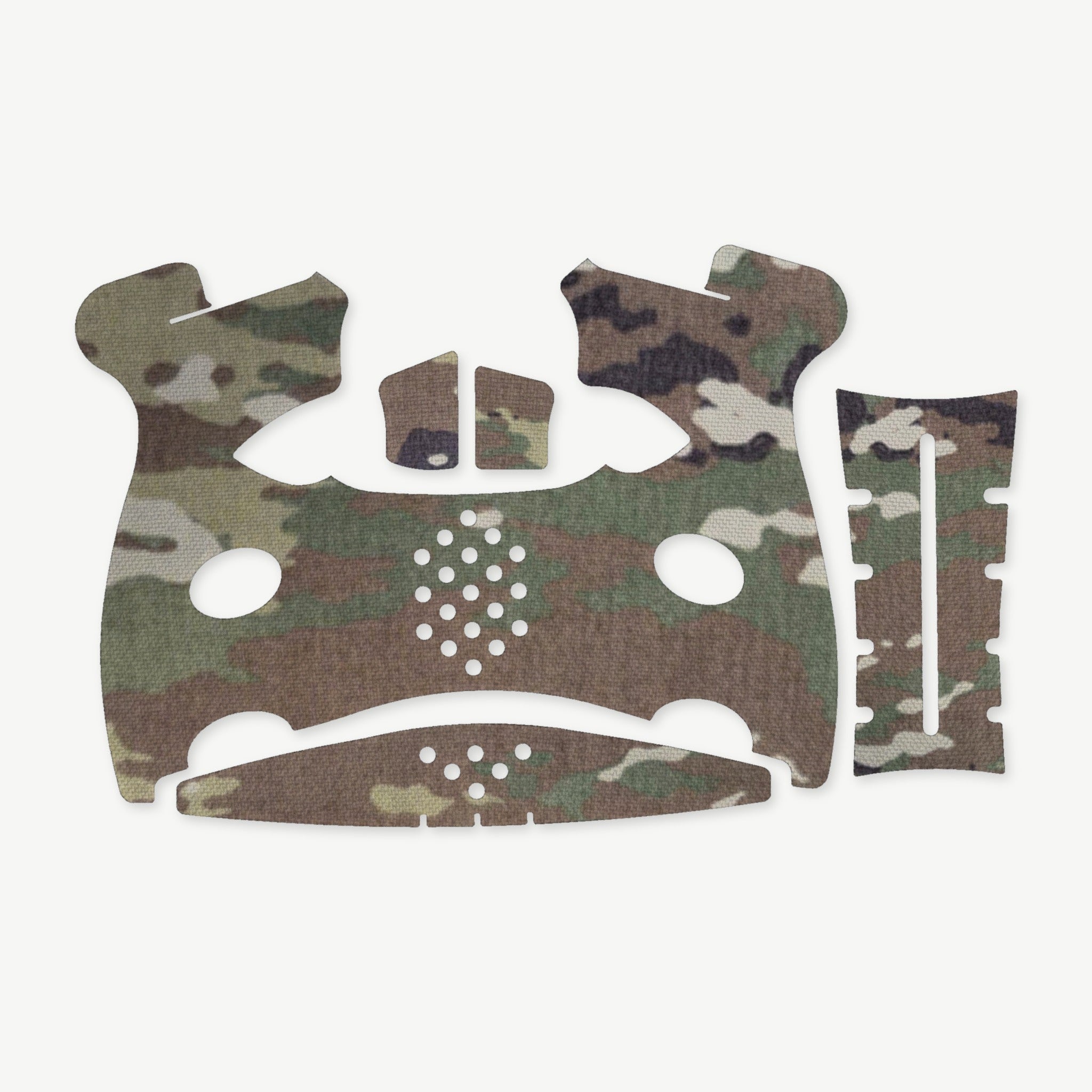 Grip Kit for FN 509C - die-cut Cordura 1000D kit pieces in MultiCam - Combat Textiles