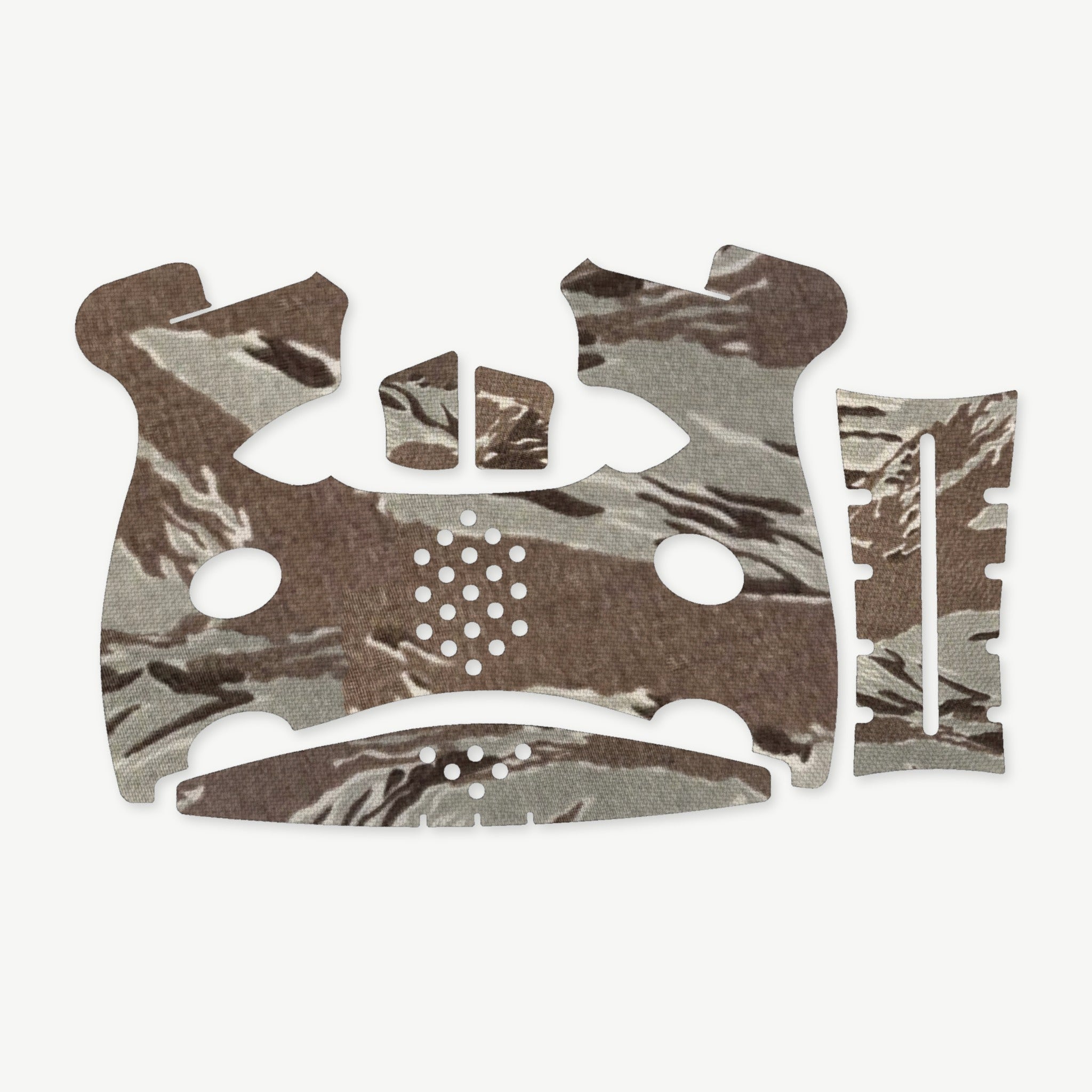 Grip Kit for FN 509C - die-cut Cordura 1000D kit pieces in Tiger Stripe (ABU) - Combat Textiles
