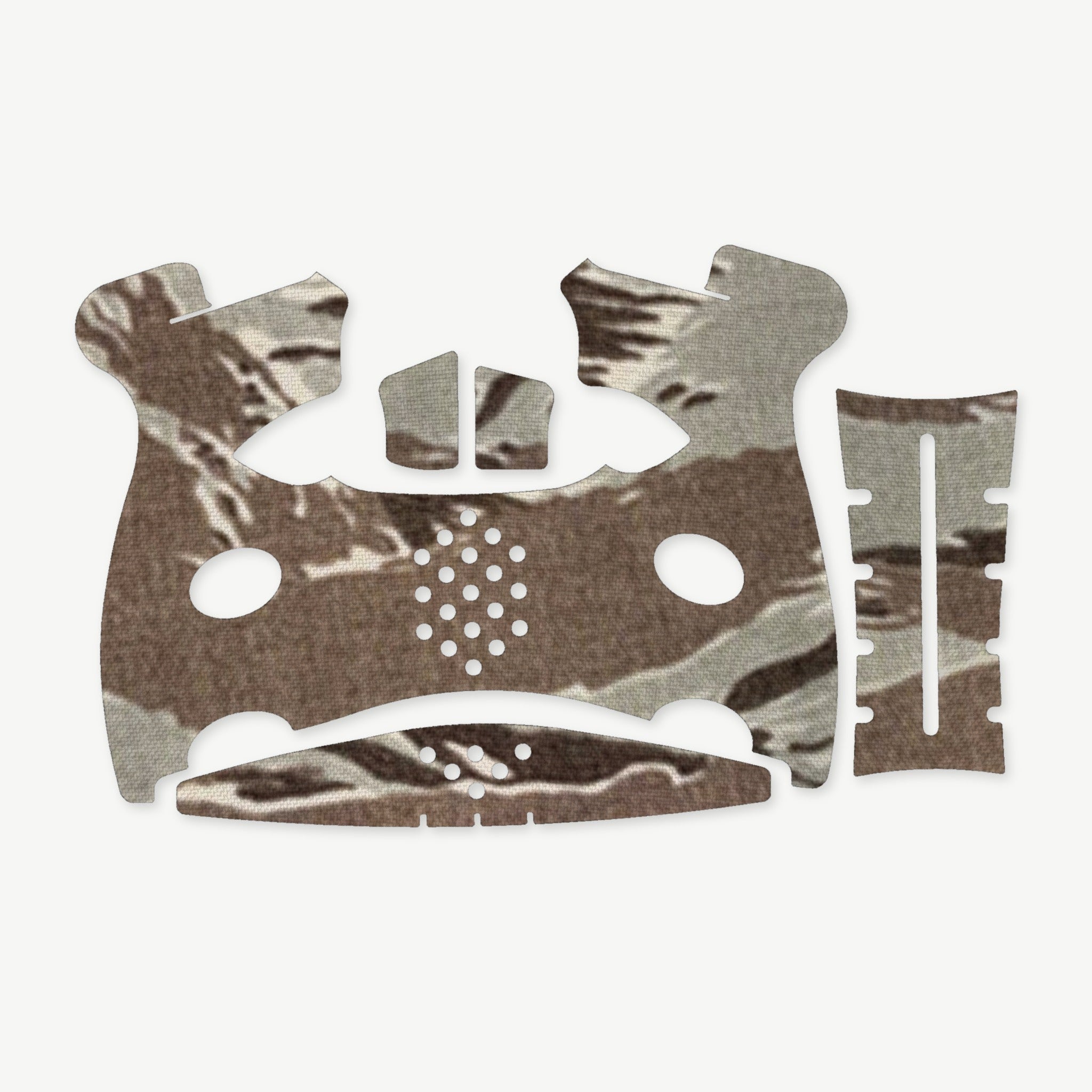 Grip Kit for FN 509C - die-cut Cordura 1000D kit pieces in Tiger Stripe (ABU) - Combat Textiles