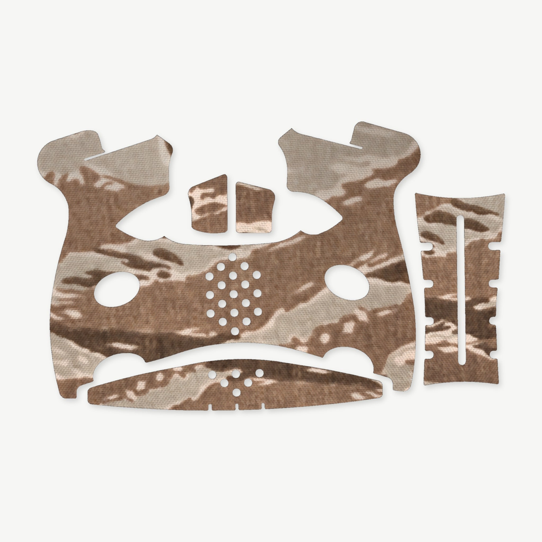 Grip Kit for FN 509C - die-cut Cordura 1000D kit pieces in Tiger Stripe (Desert) - Combat Textiles