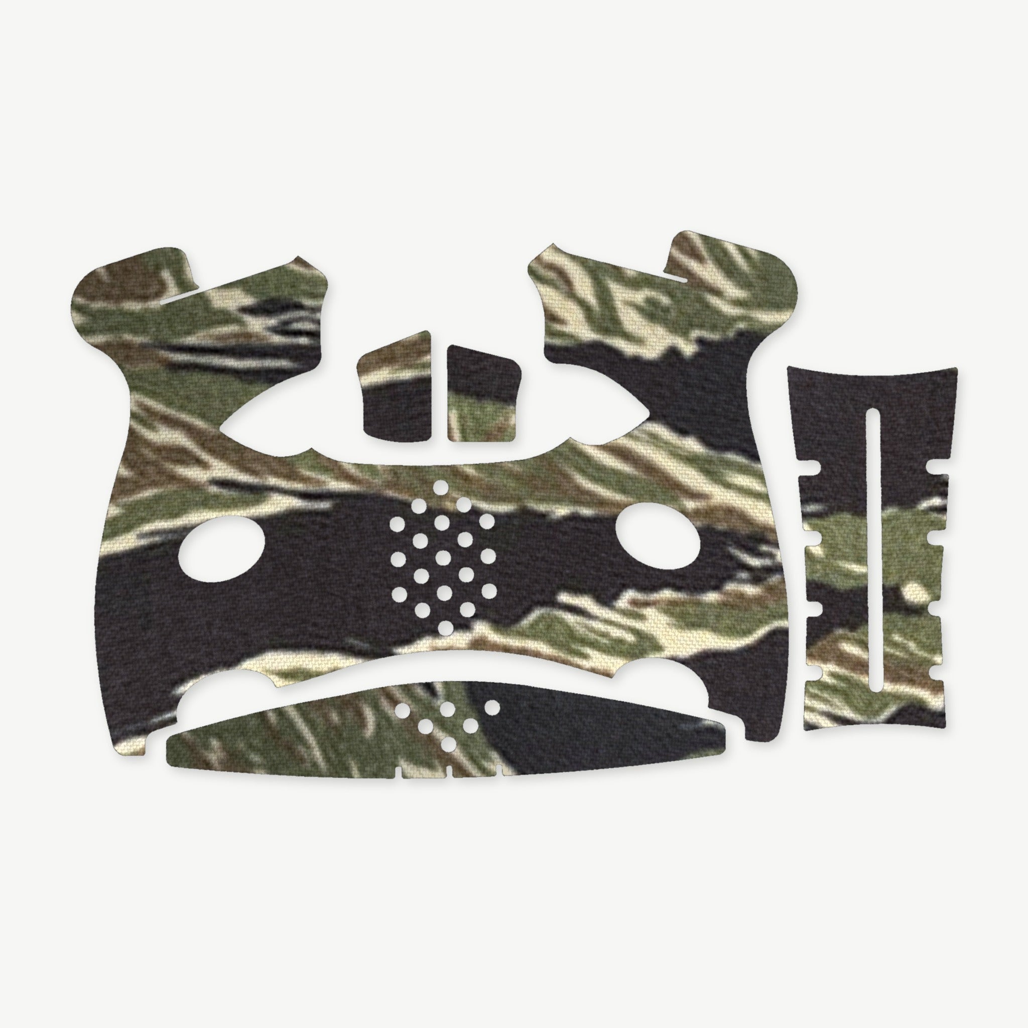 Grip Kit for FN 509C - die-cut Cordura 1000D kit pieces in Tiger Stripe (Green/Black) - Combat Textiles