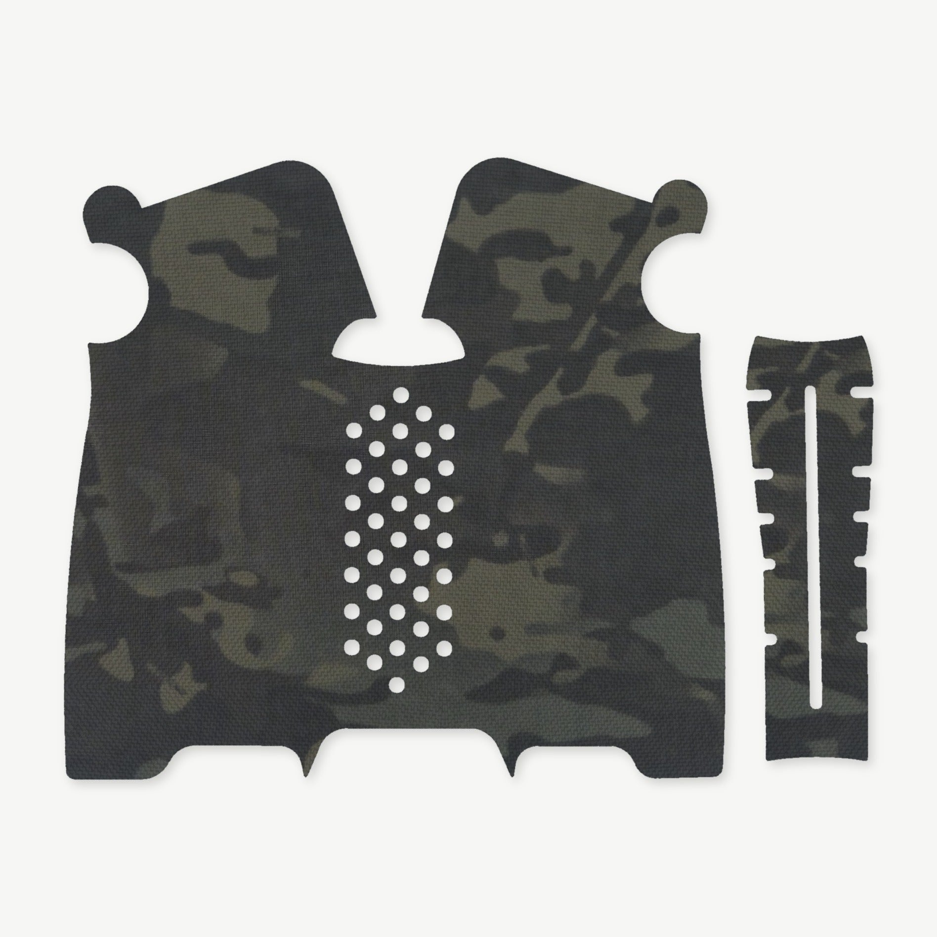 Grip Kit for Magpul MOE-K2 - die-cut Cordura 1000D kit pieces in MultiCam Black - Combat Textiles
