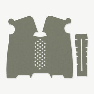Grip Kit for Magpul MOE-K2 - die-cut Cordura 1000D kit pieces in OD Green - Combat Textiles