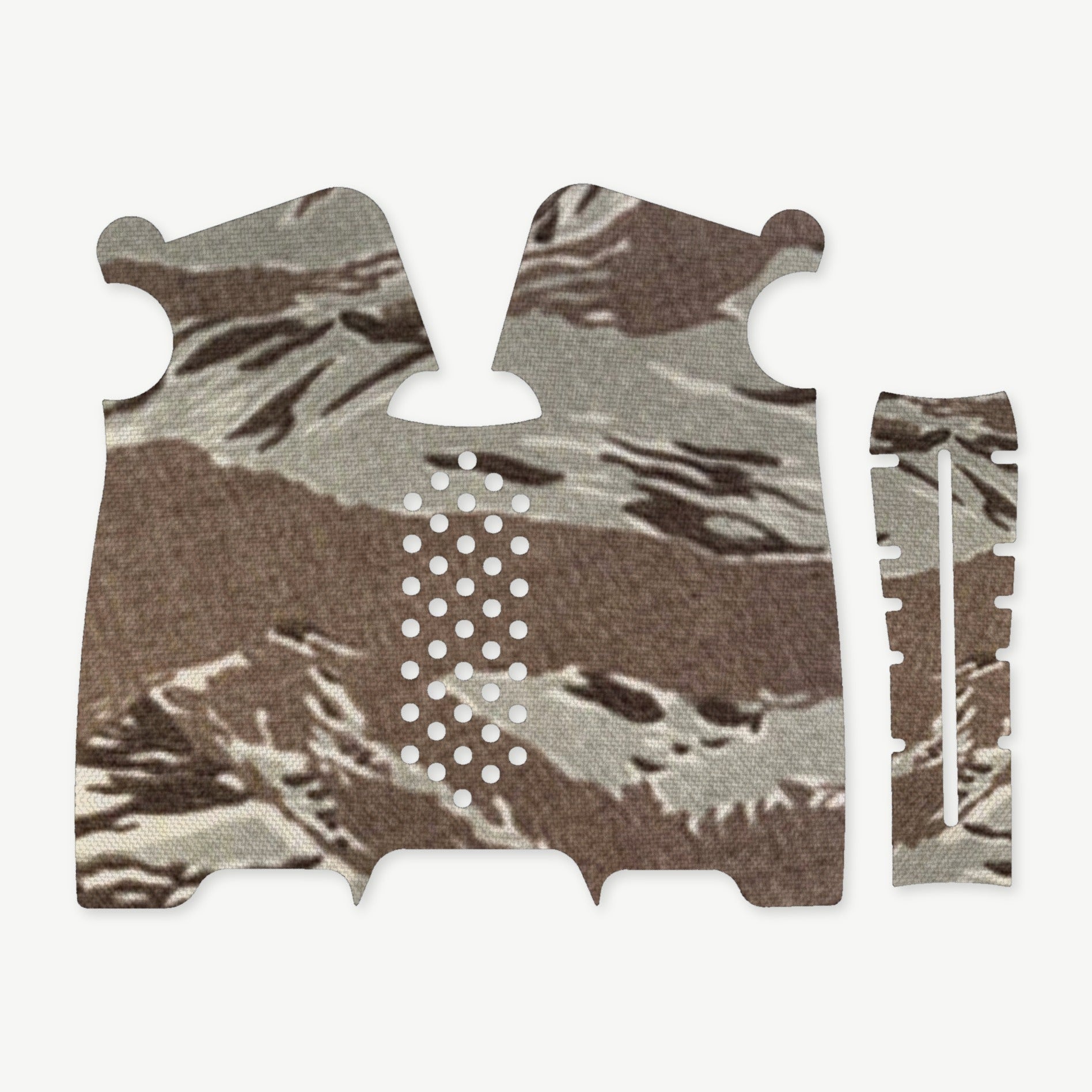 Grip Kit for Magpul MOE-K2 - die-cut Cordura 1000D kit pieces in Tiger Stripe (ABU) - Combat Textiles