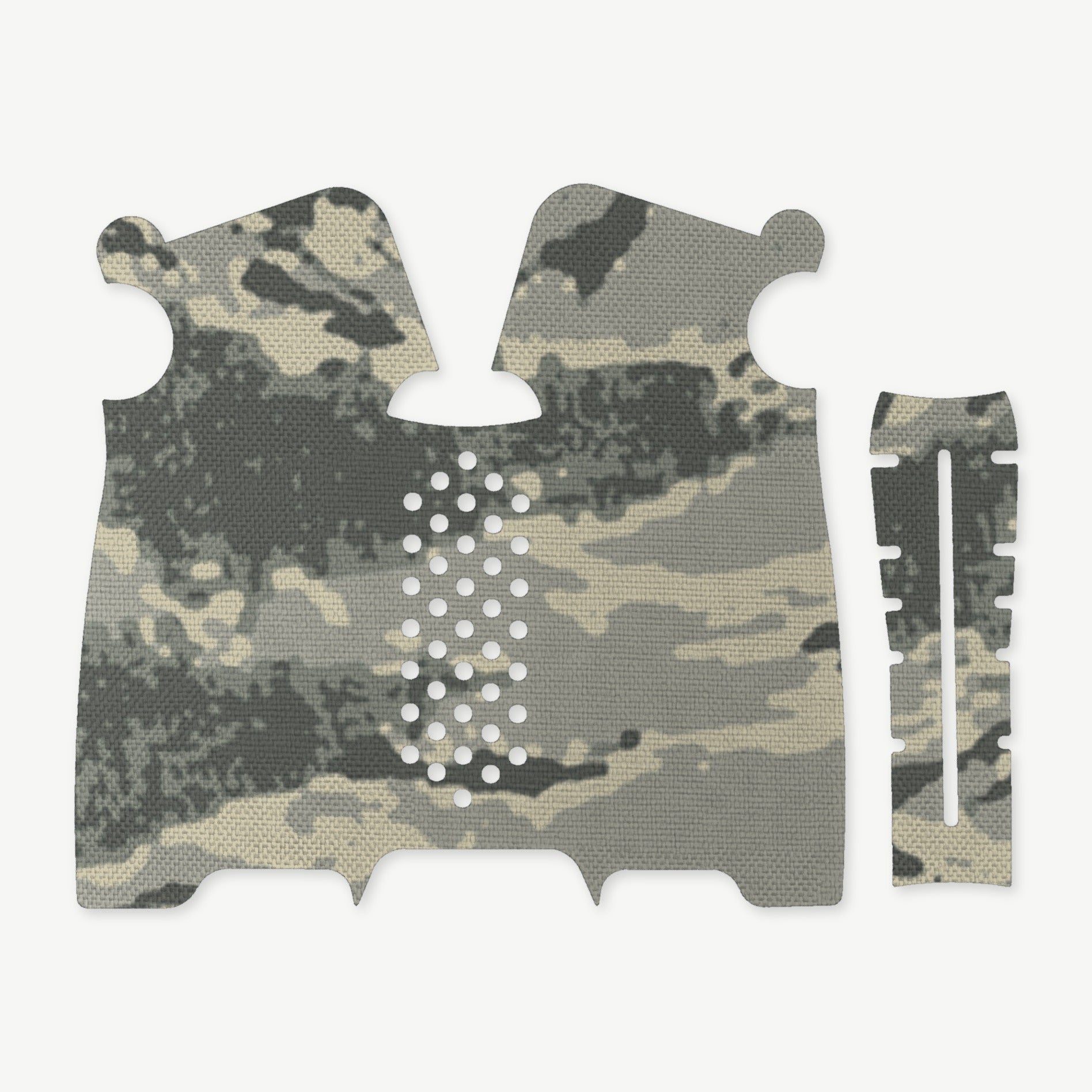 Grip Kit for Magpul MOE-K2 - die-cut Cordura 1000D kit pieces in Tiger Stripe (ABU) - Combat Textiles