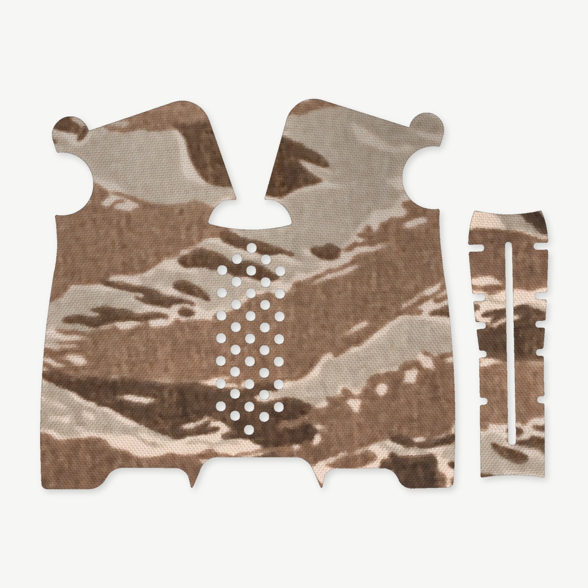 Grip Kit for Magpul MOE-K2 - die-cut Cordura 1000D kit pieces in Tiger Stripe (Desert) - Combat Textiles