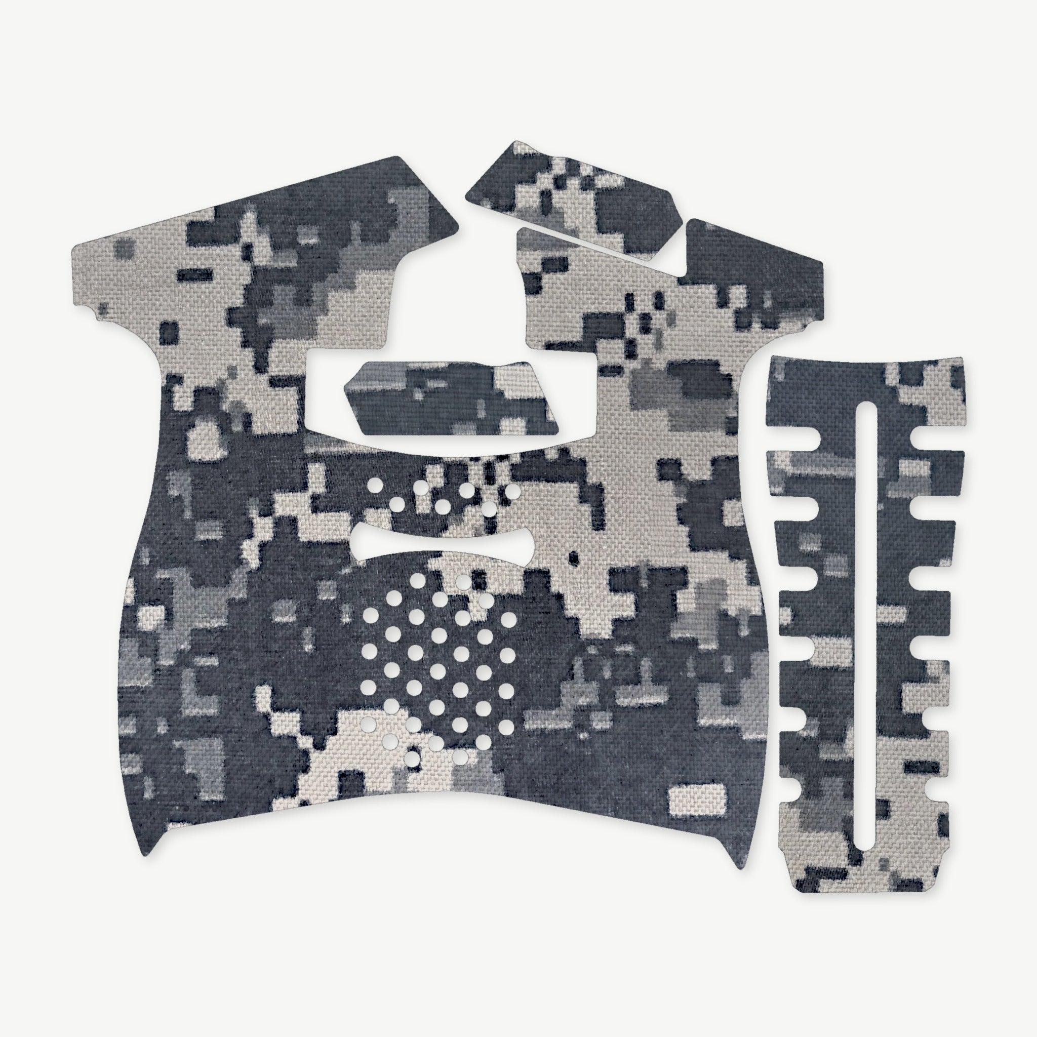 Grip Kit for Palmetto State Armory (PSA) 5.7 Rock - die-cut Cordura 1000D kit pieces in ACU - Combat Textiles
