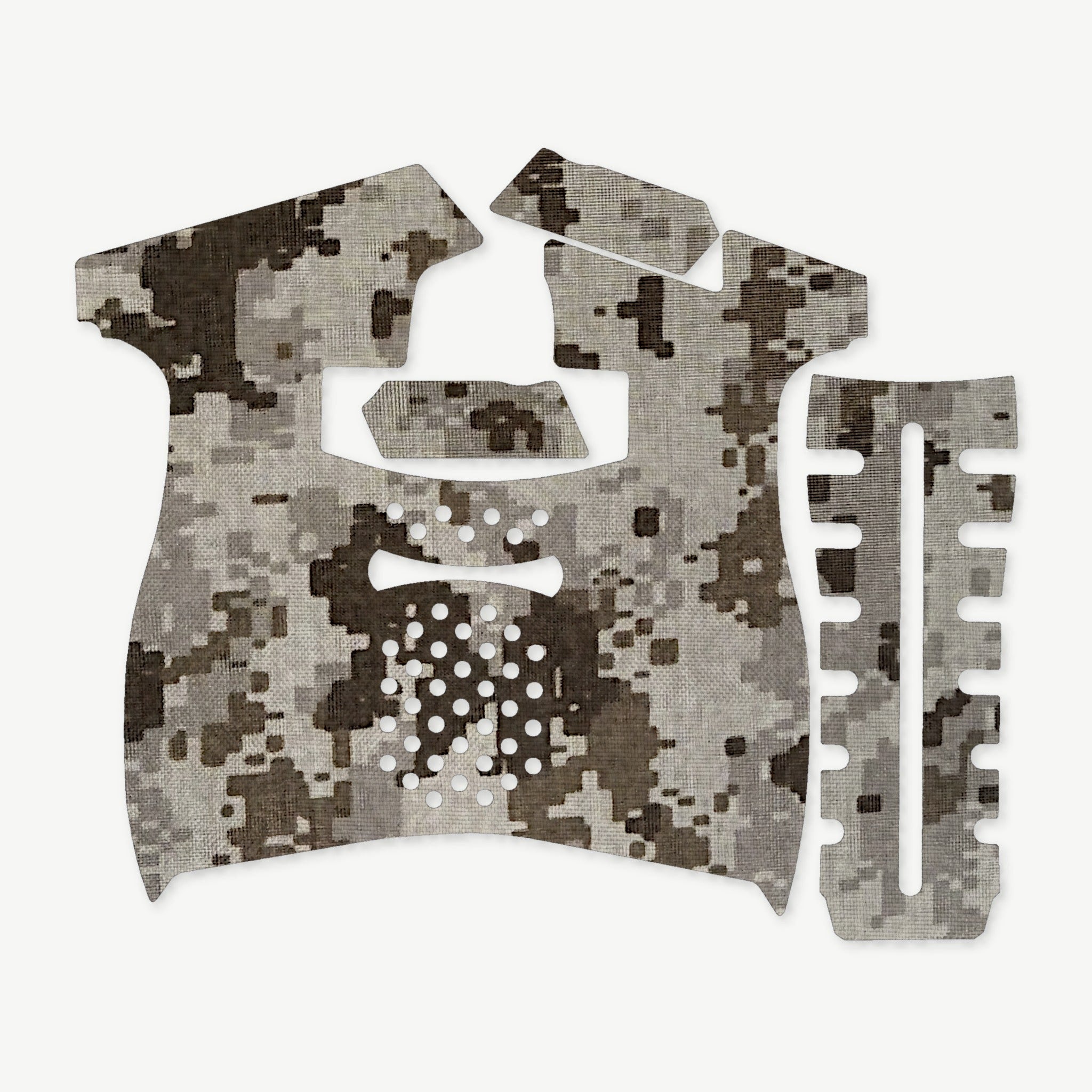 Grip Kit for Palmetto State Armory (PSA) 5.7 Rock - die-cut Cordura 1000D kit pieces in ACU (Desert) - Combat Textiles